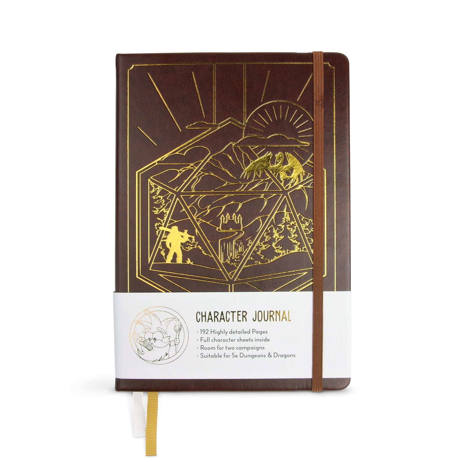 Glassstaff - DnD 5e Player Journal - Braun - cardcosmos