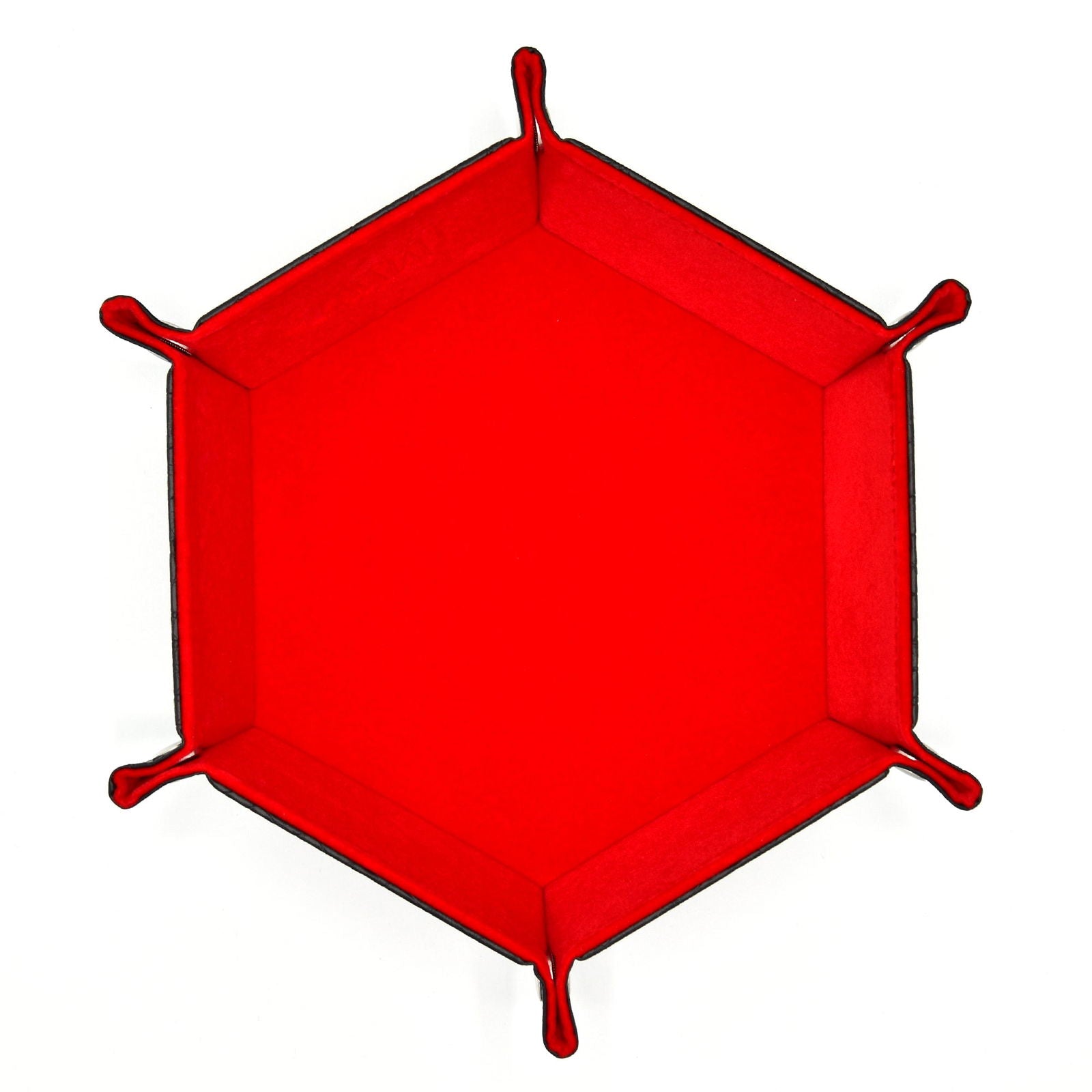 Glassstaff - Hexagonal Foldable Rolling Tray - Dragon Skin Rot - cardcosmos Innenansicht