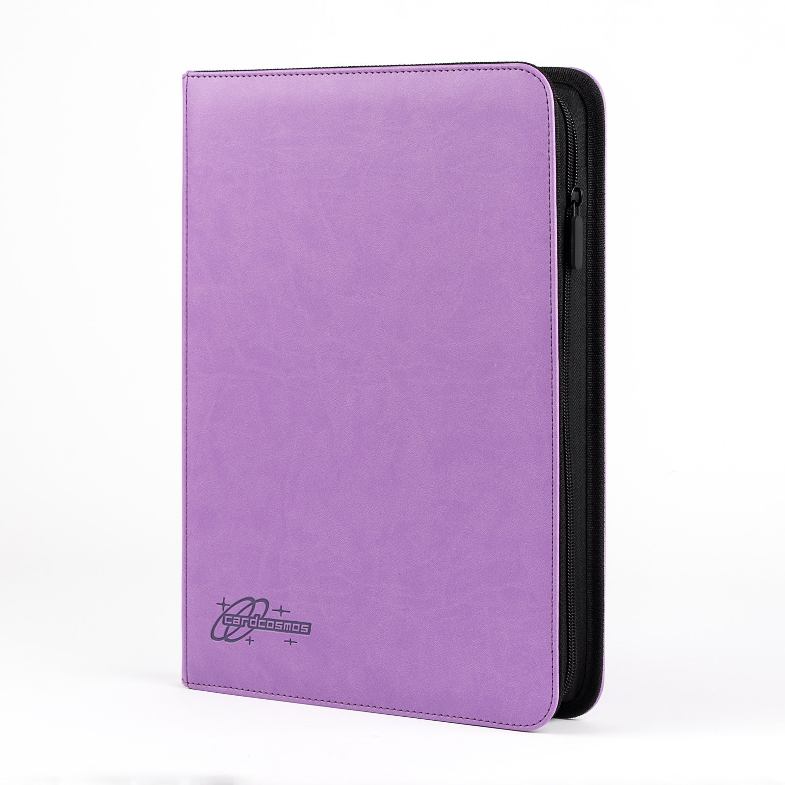 cardcosmos - 9 Pocket Strap Premium Leather Binder - Lila