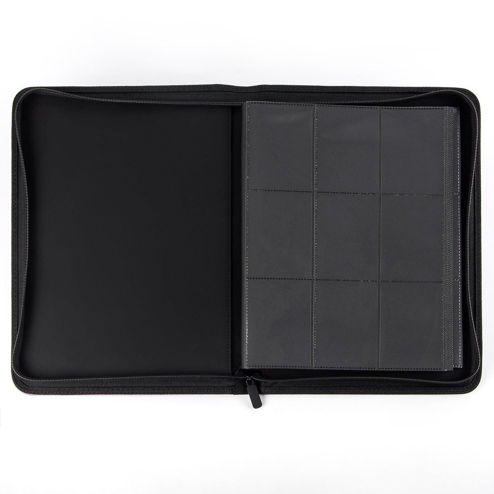 cardcosmos - 9 Pocket Strap Premium Leather Binder - Weiß