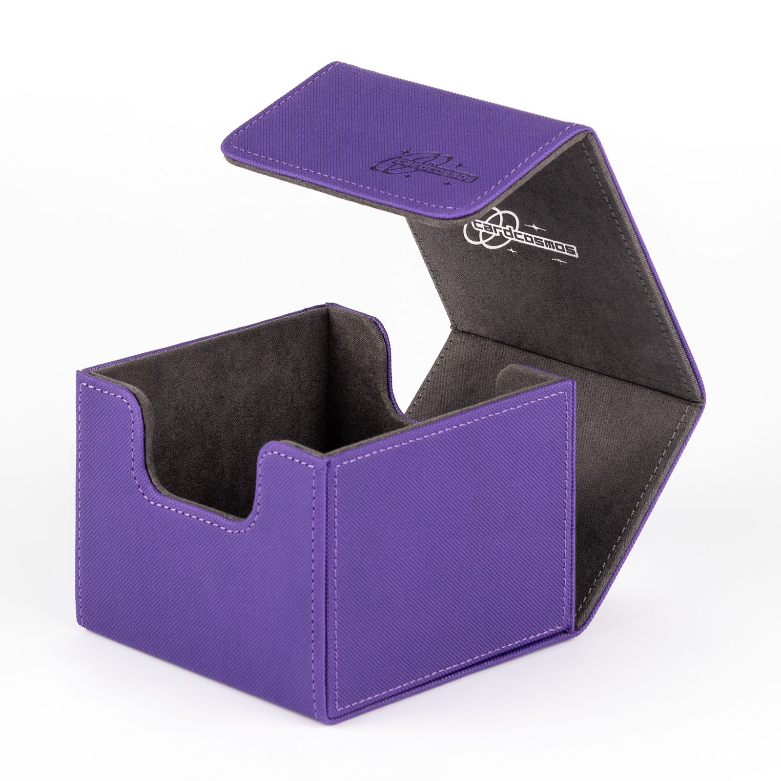 cardcosmos - 60+ Premium Toploader Deck Box - Lila