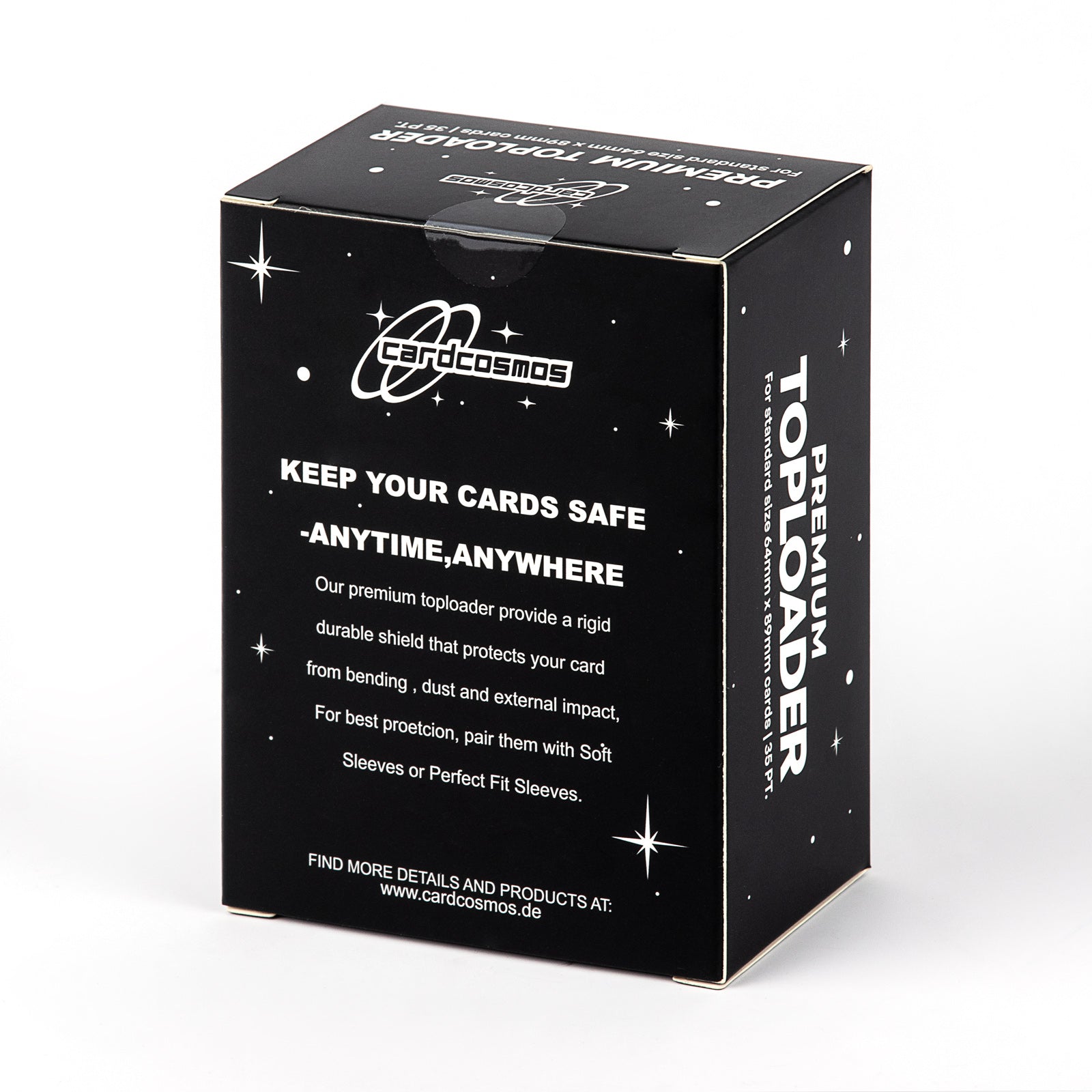 cardcosmos - 3" x 4" Premium Top Loader 35PT | 25 stk