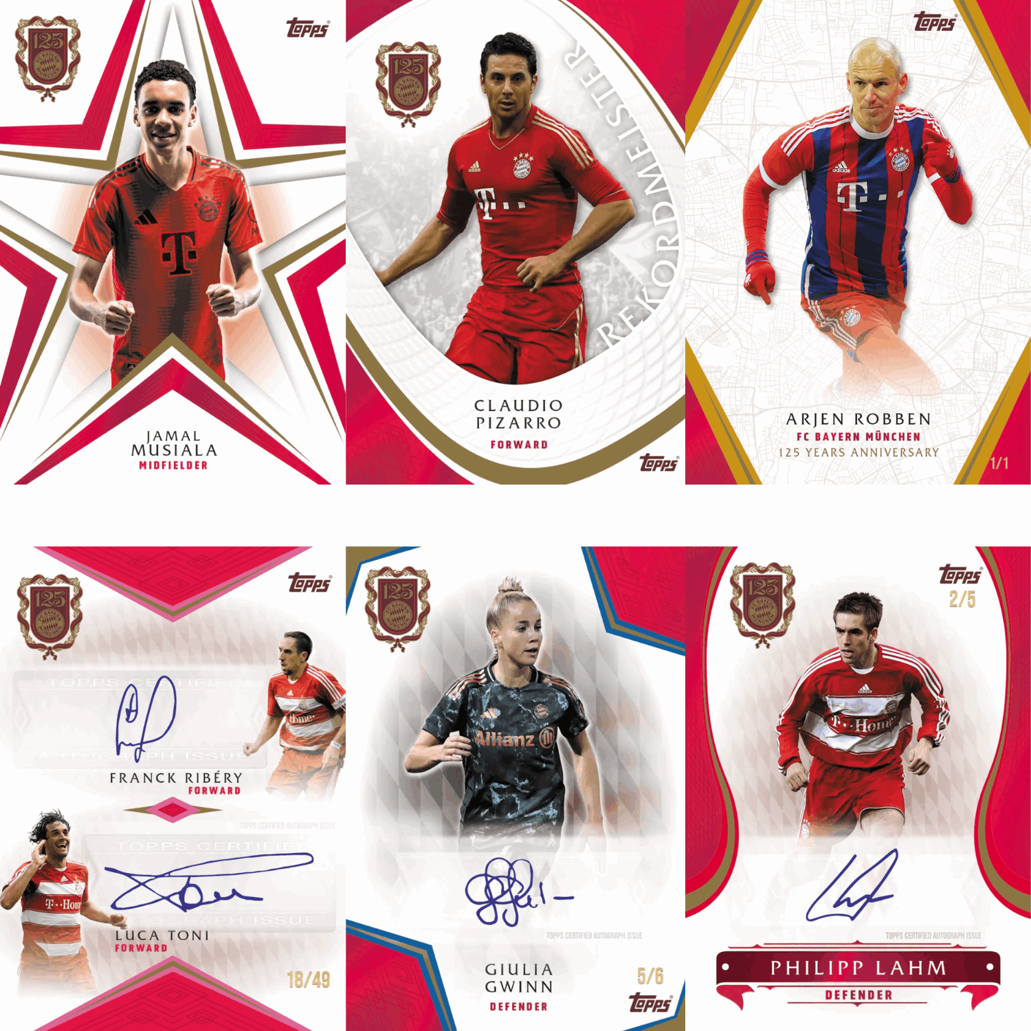 Topps 2025 - FC Bayern München 125 Jahre Jubiläum - Hobby Box