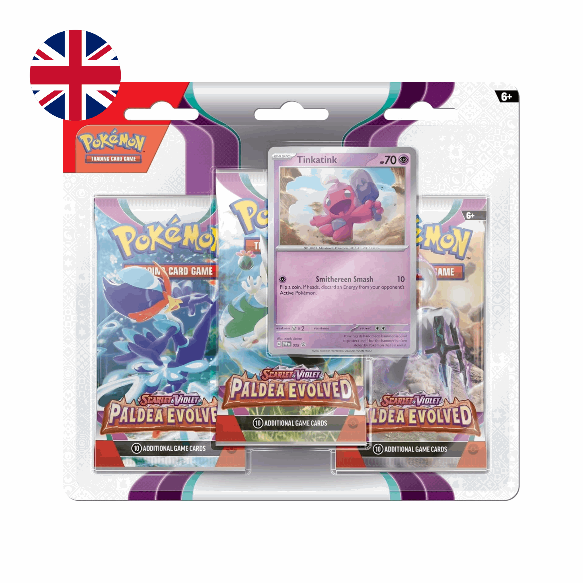 Pokémon - Scarlet & Violet: Paldea Evolved 3 Pack Blister Pack - EN - CardCosmos