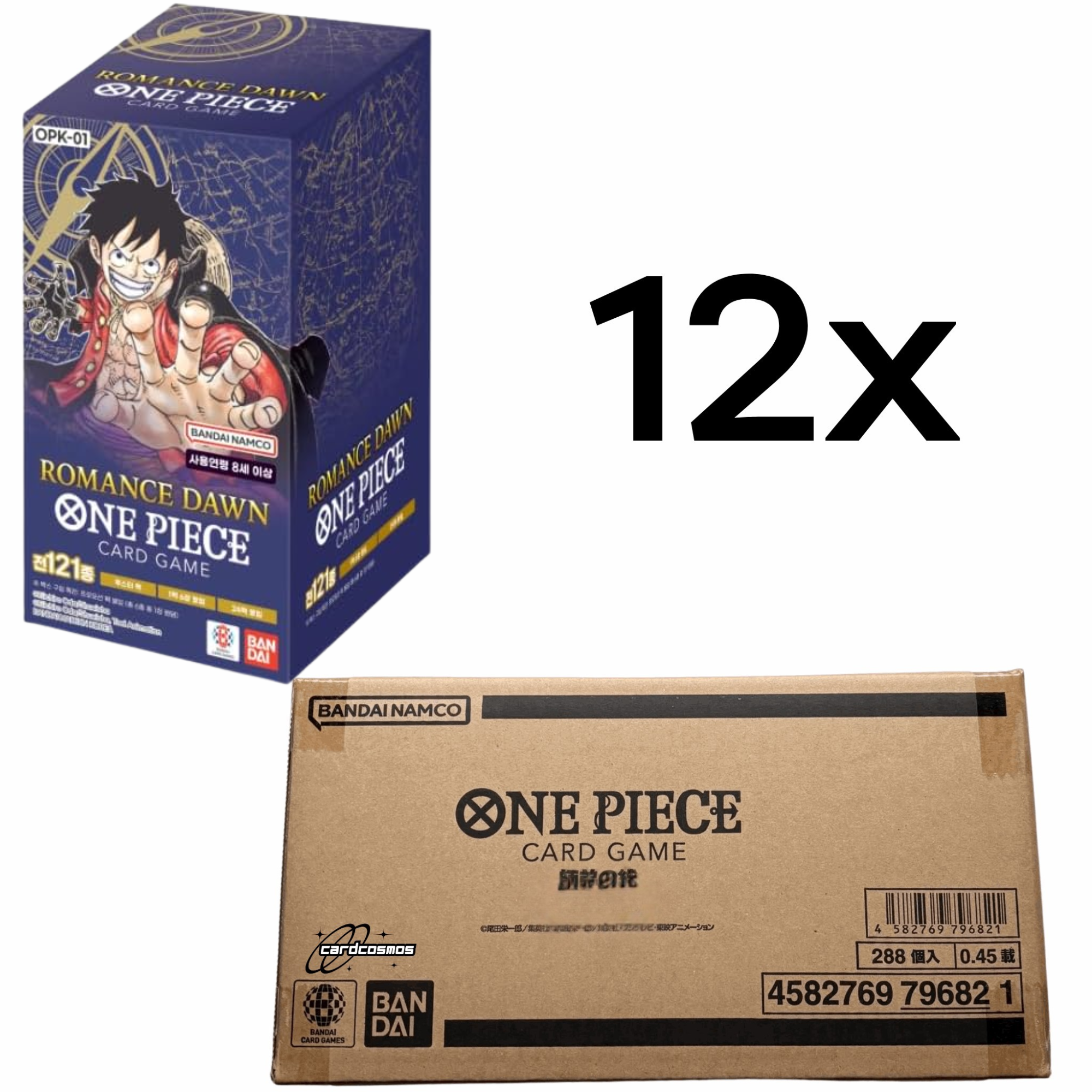One Piece Card Game - OP01 Romance Dawn Booster Display - KOR