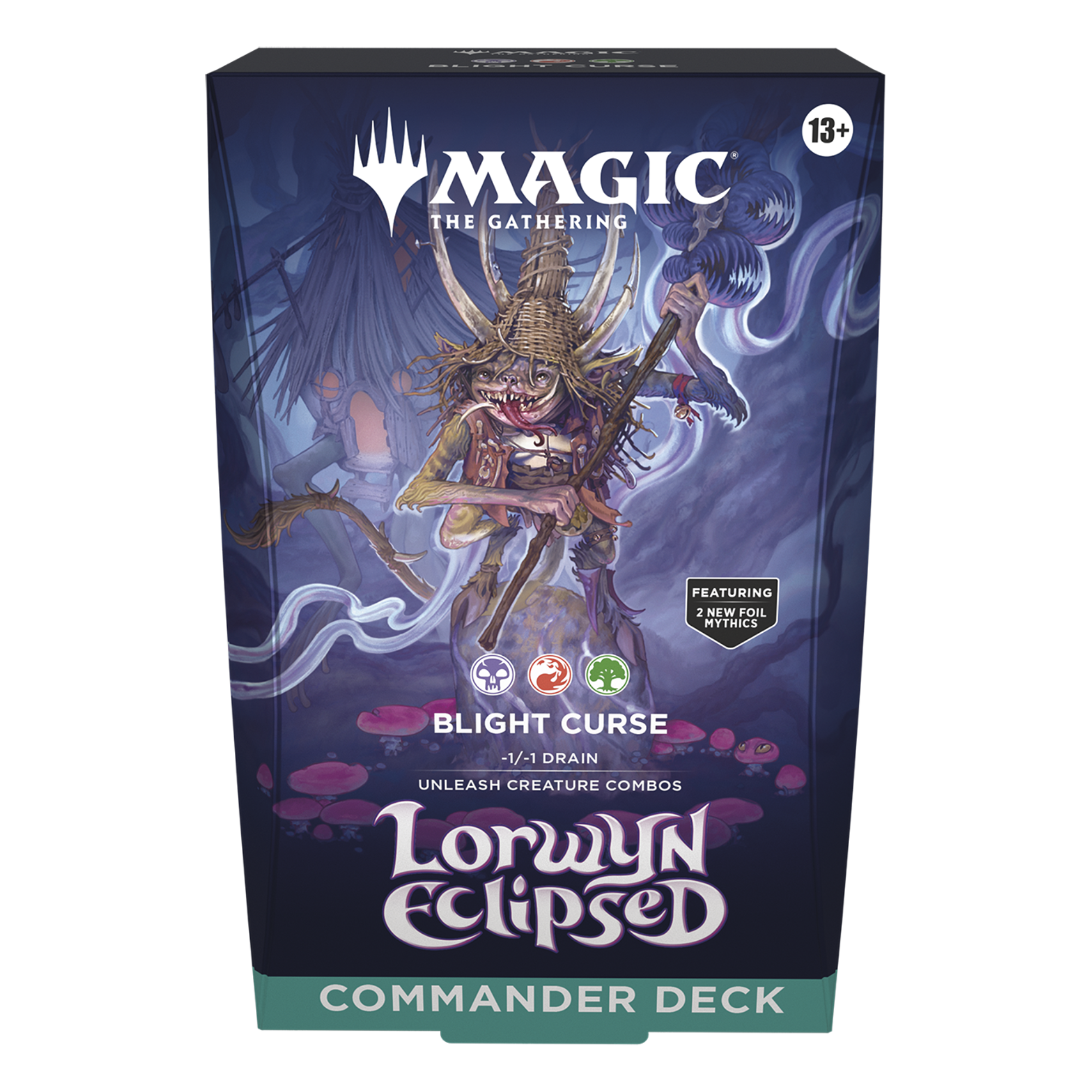 Magic: The Gathering - Lorwyn Eclipsed Commander Deck Blight Curse - EN