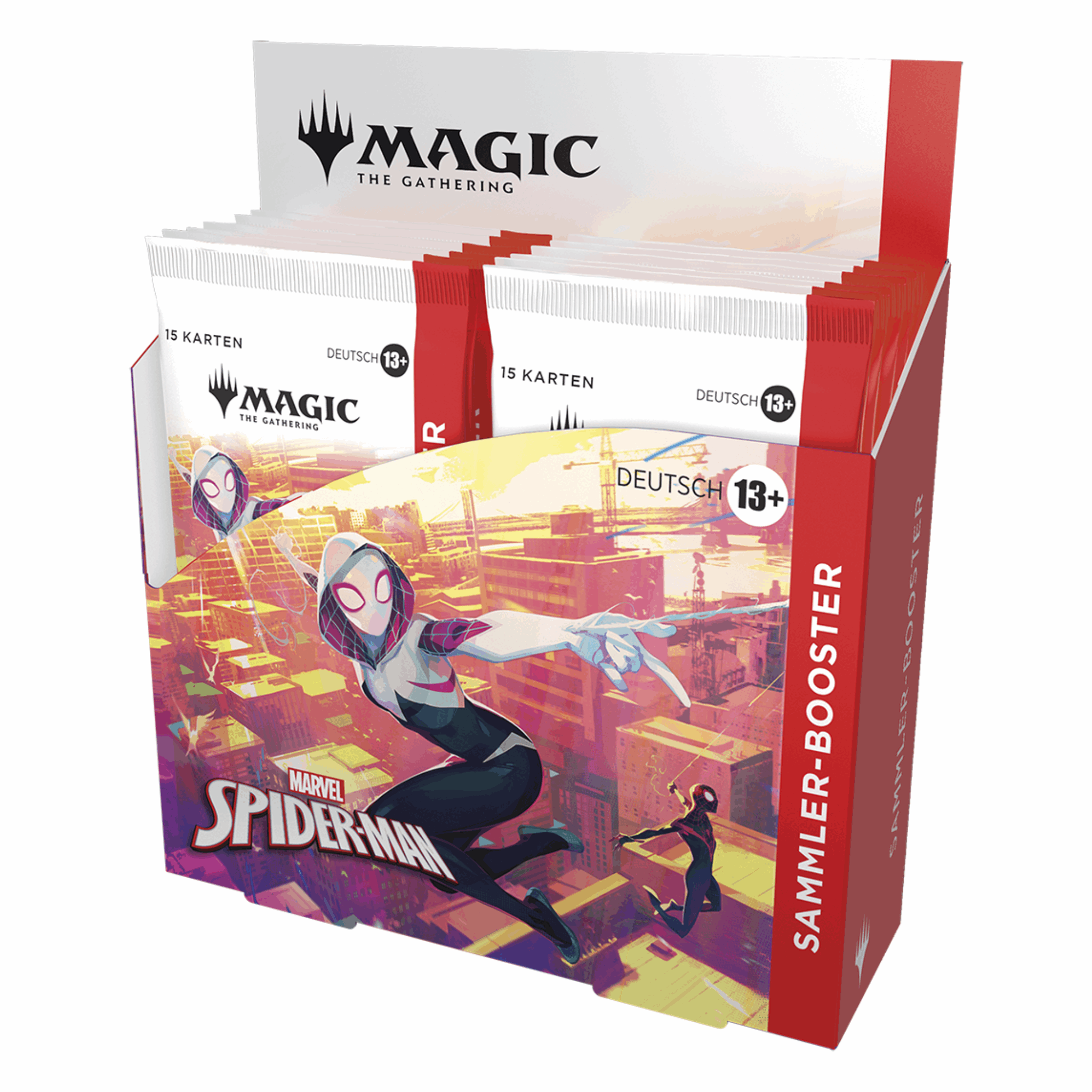 Magic: The Gathering -  Marvel’s Spider-Man Sammler Booster Display - DE Seitlich