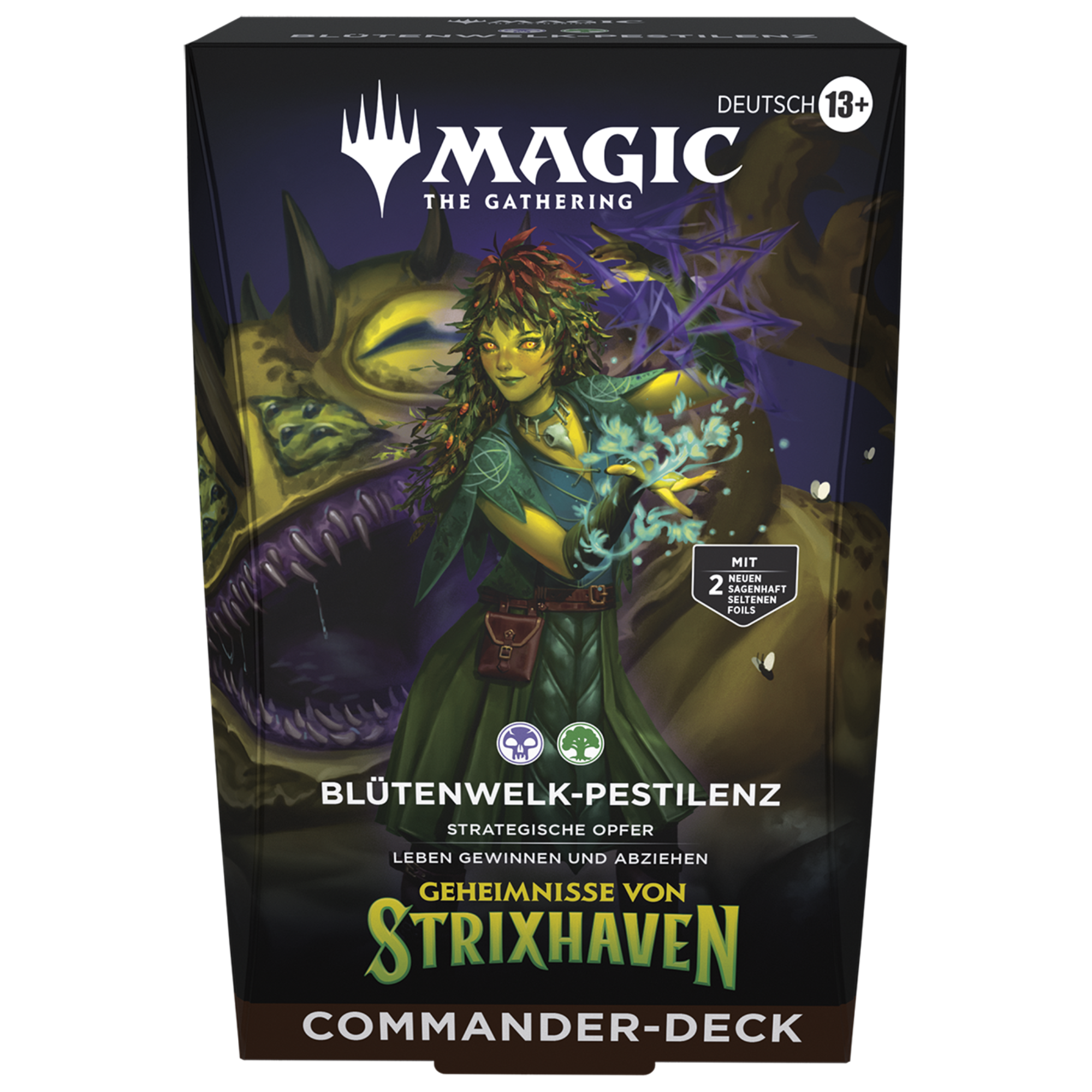 Magic: The Gathering - Geheimnisse von Strixhaven Commander Deck Blütenwerk Pestilenz - DE