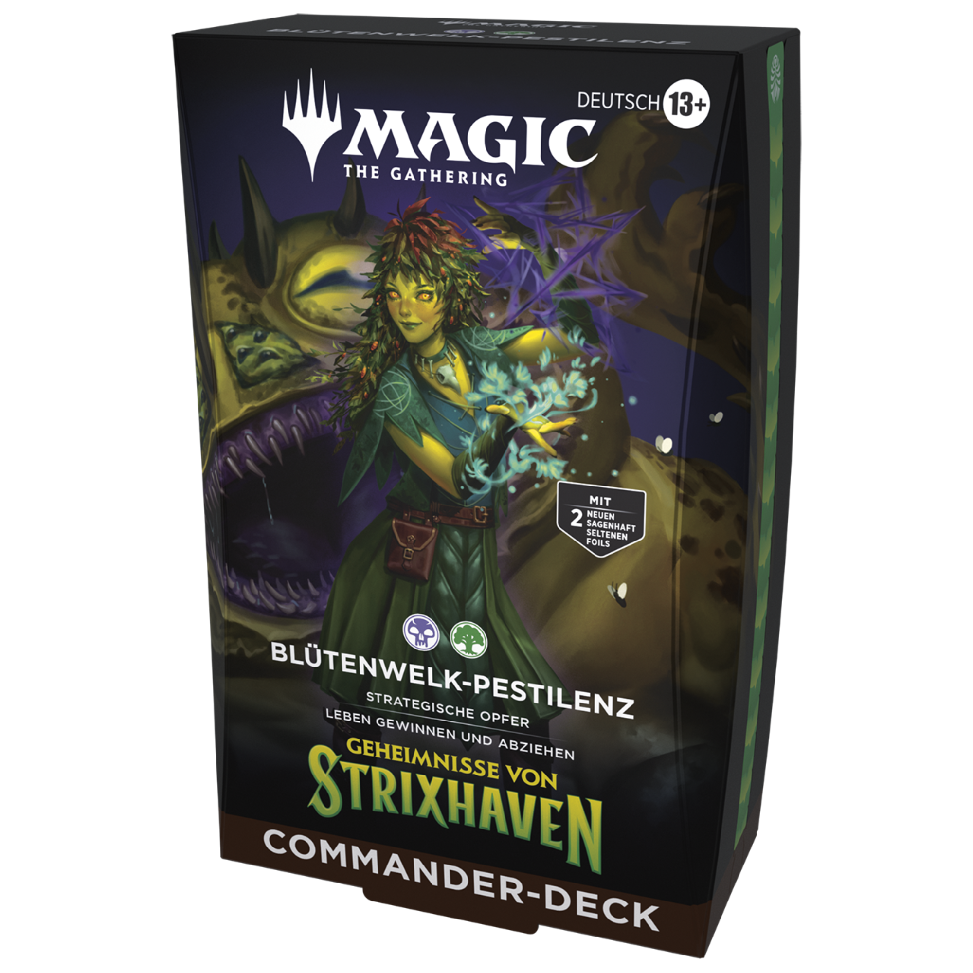 Magic: The Gathering - Geheimnisse von Strixhaven Commander Deck Blütenwerk Pestilenz - DE
