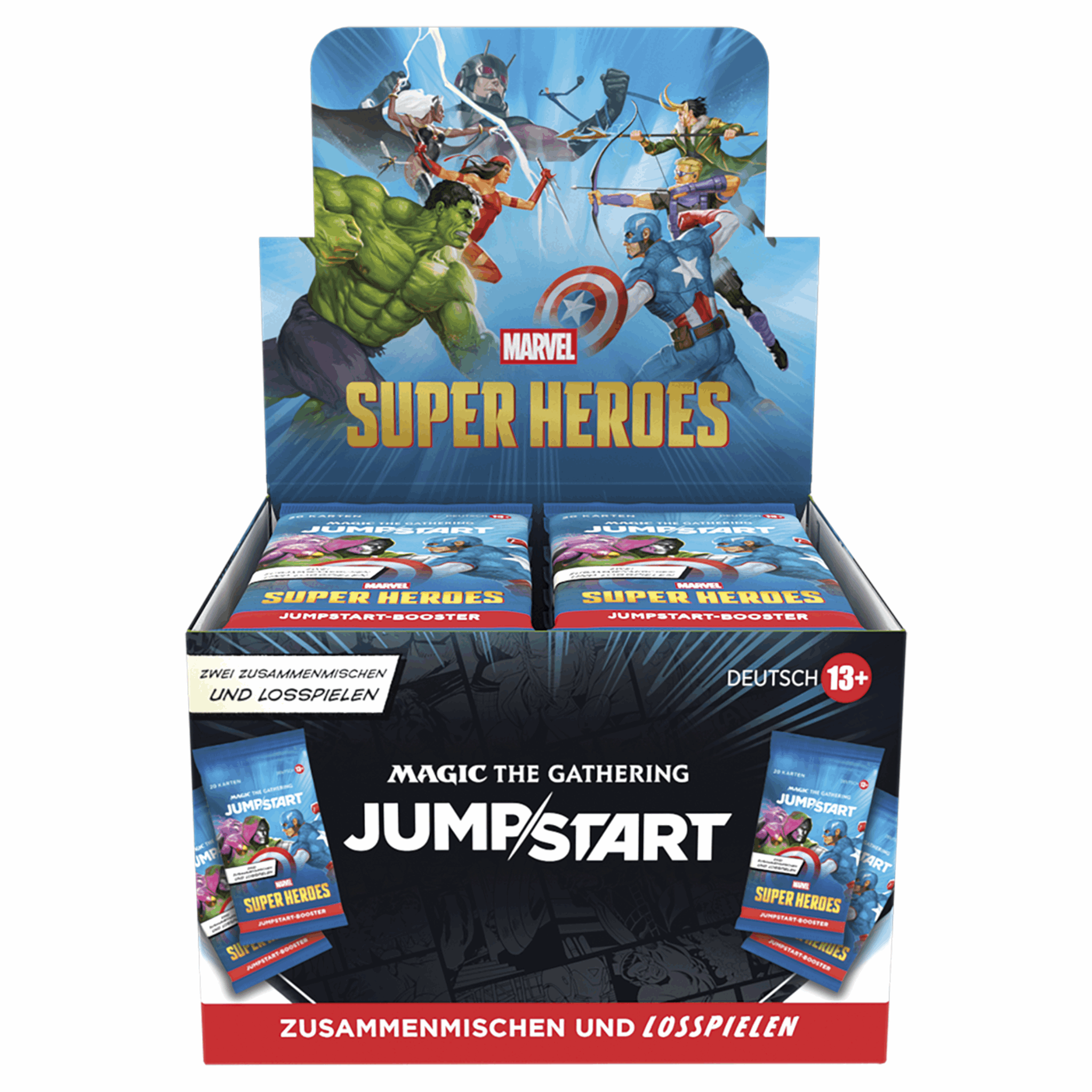 Magic: The Gathering - Marvel Super Heroes Jumpstart Booster Display - DE