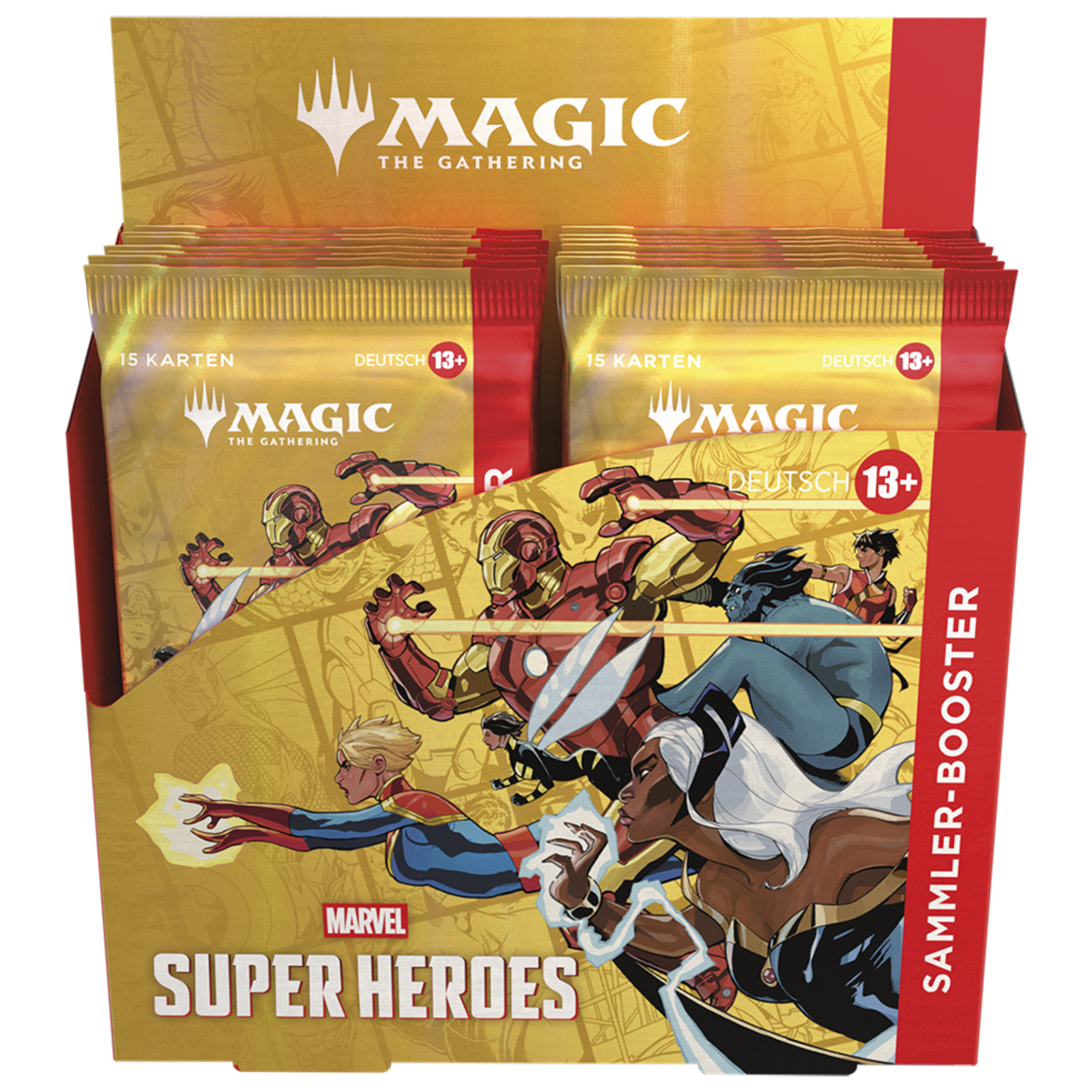 Magic: The Gathering - Marvel Super Heroes Sammler Booster Display - DE