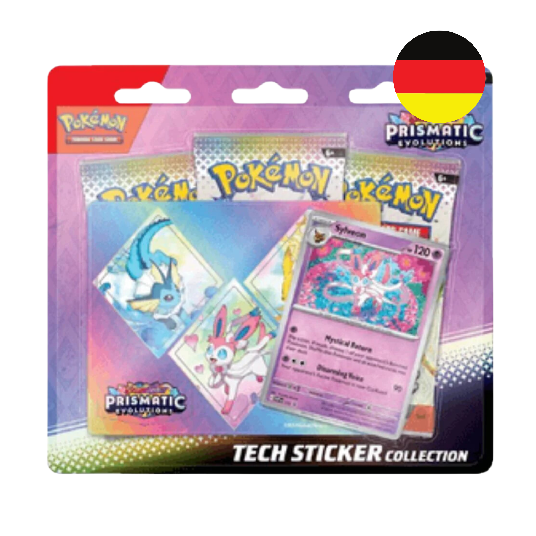 Pokémon - Karmesin & Purpur - Prismatische Entwicklungen Tech-Sticker Kollektion Feelinara - DE