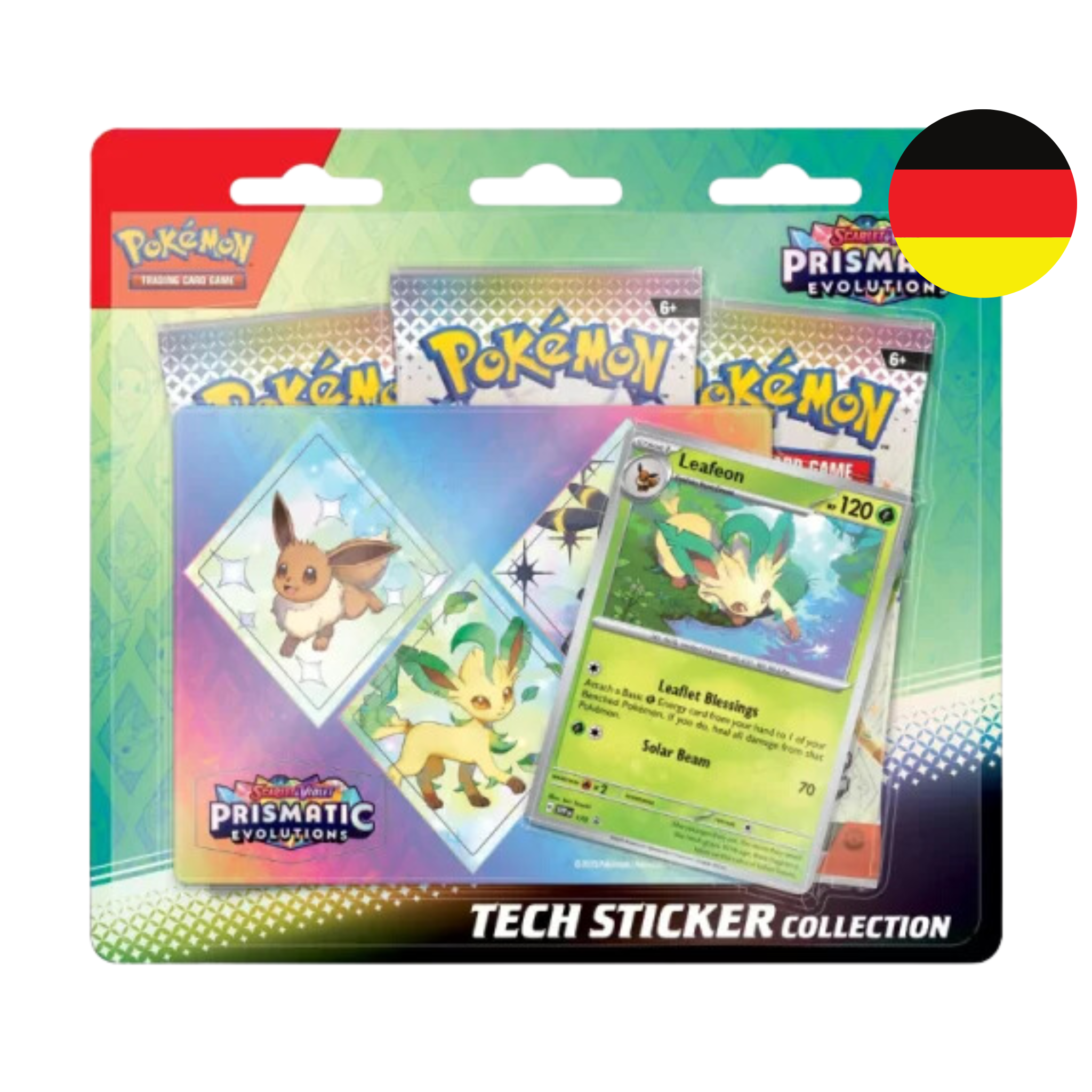 Pokémon - Karmesin & Purpur - Prismatische Entwicklungen Tech-Sticker Kollektion Folipurba - DE