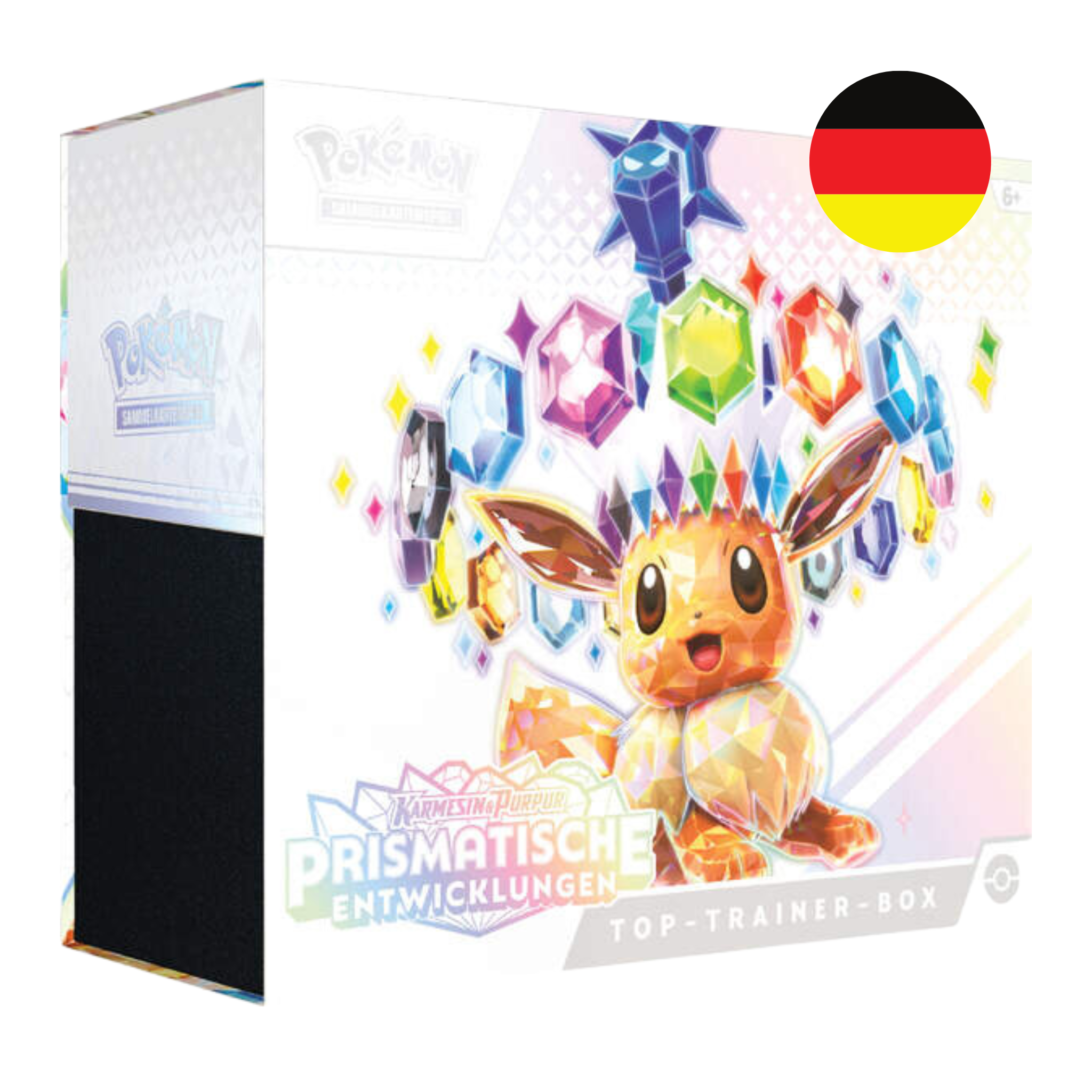 Pokémon - Karmesin & Purpur - Prismatische Entwicklungen Top-Trainer Box- DE