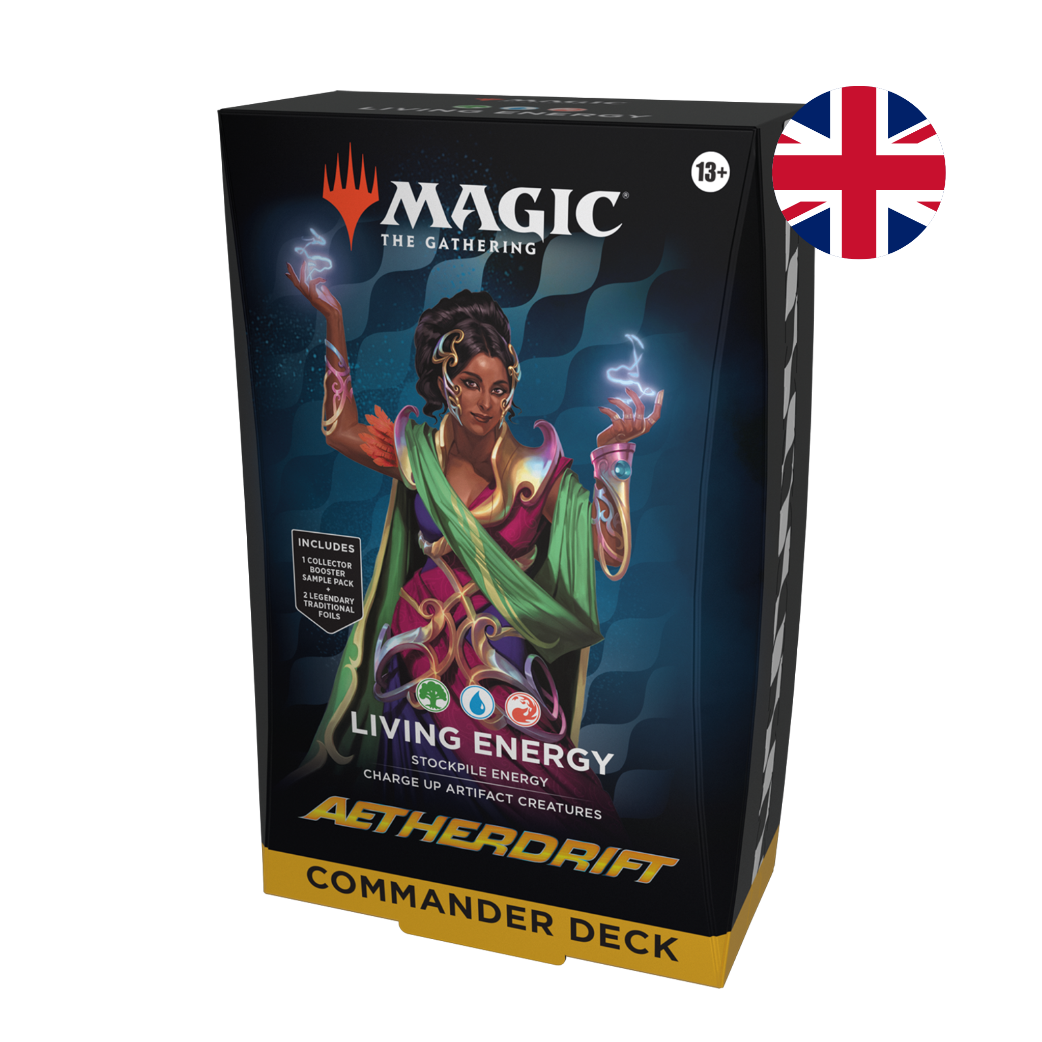 Magic: The Gathering - Aetherdrift - Commander-Deck – Living Energy - EN