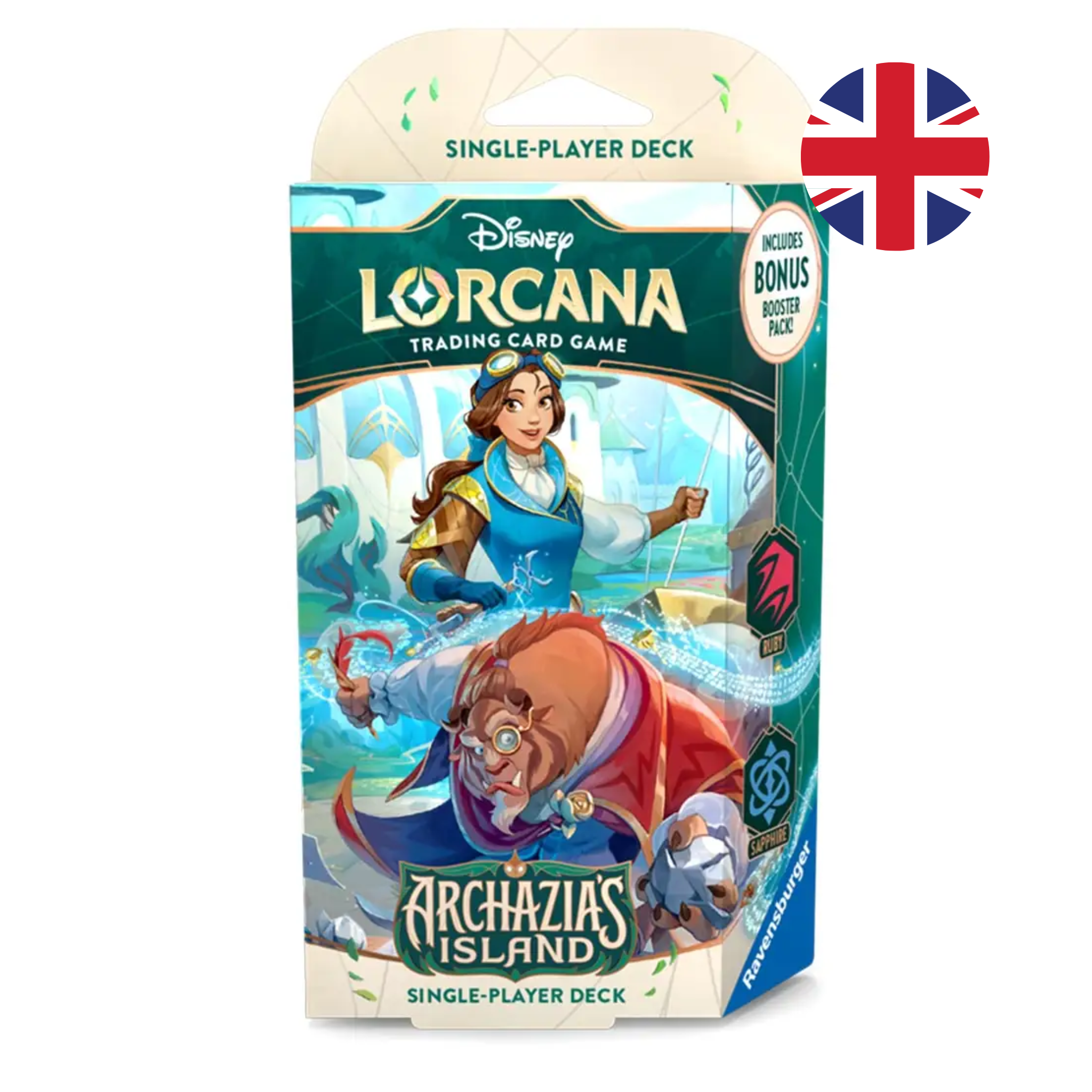 Disney Lorcana - Archazia's Island Starter Deck - Ruby / Sapphire - EN