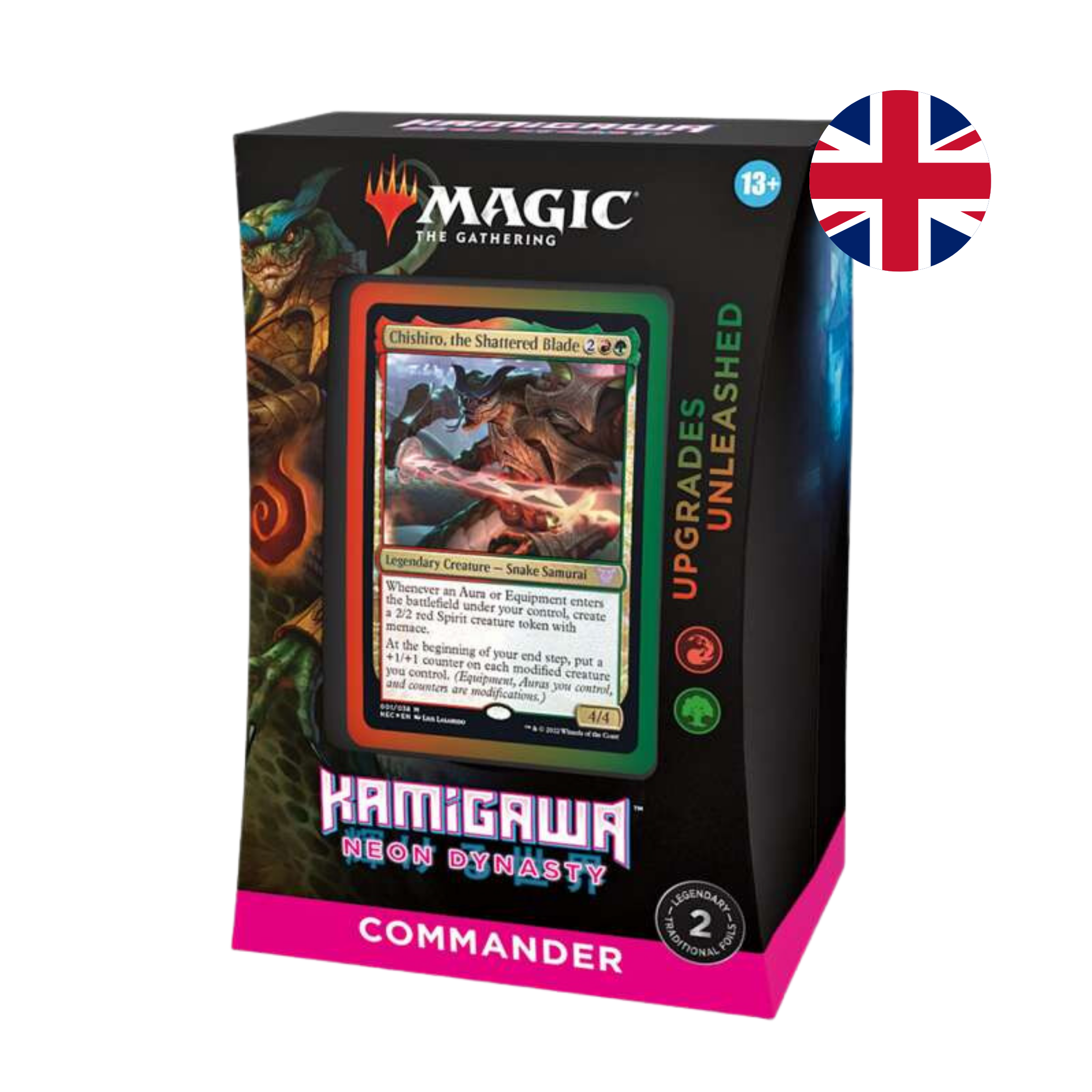 Magic: The Gathering - Kamigawa: Neon Dynasty - Commander-Deck – Upgrades Unleashed - EN