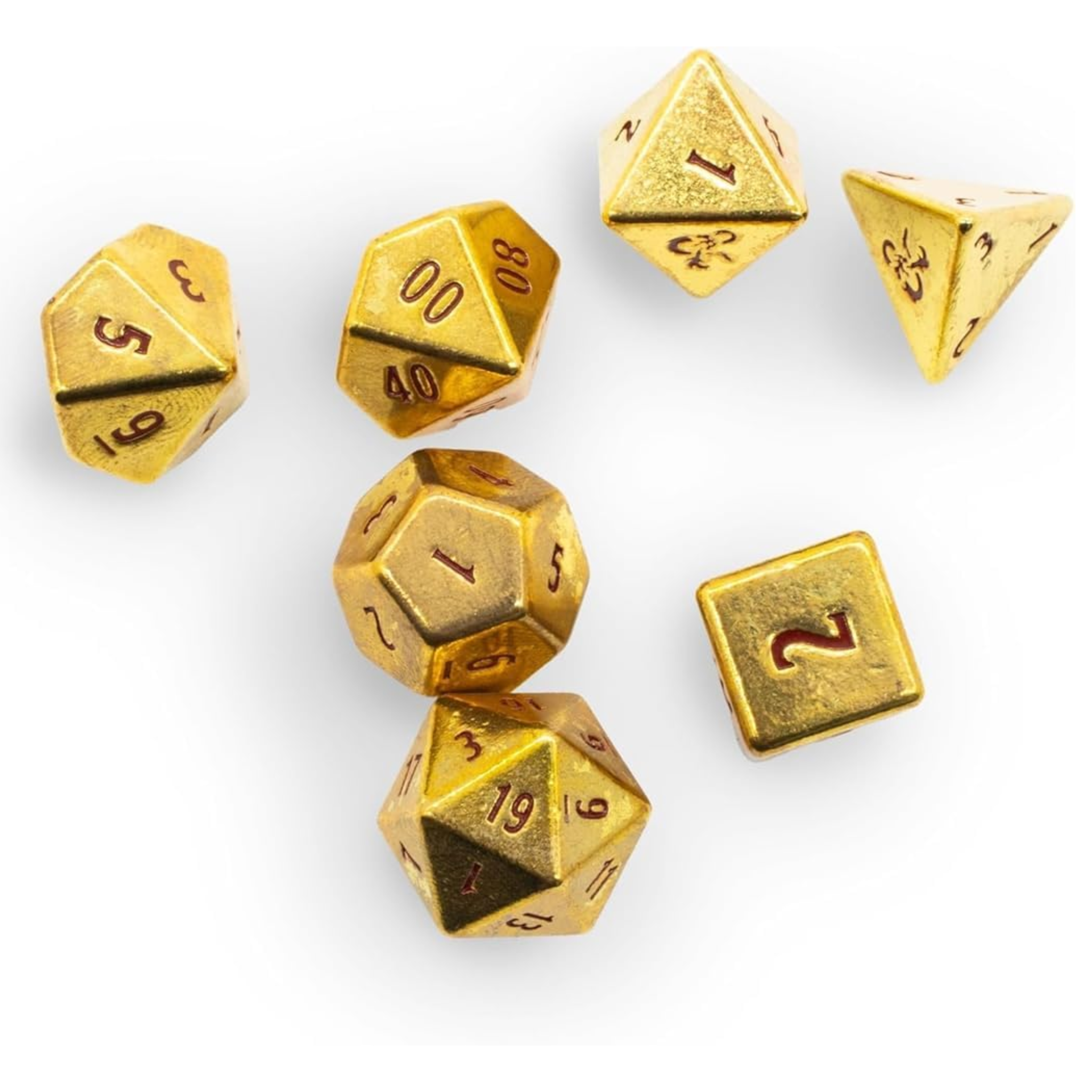 Ultra Pro - 50th Anniversary 7RPG Heavy Metal Dice für Dungeons & Dragons