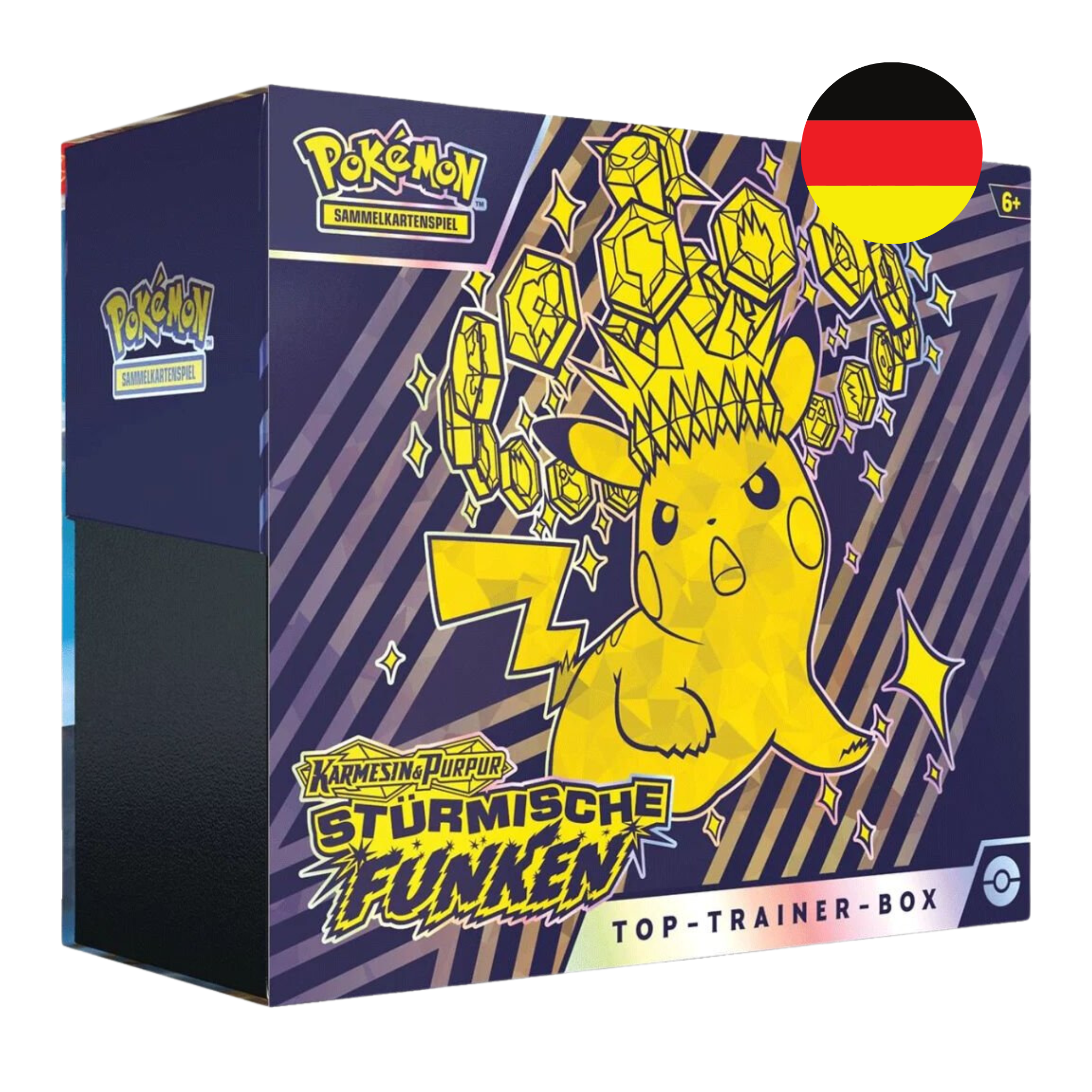 Pokémon - Karmesin & Purpur: Stürmische Funken Top Trainer Box - DE