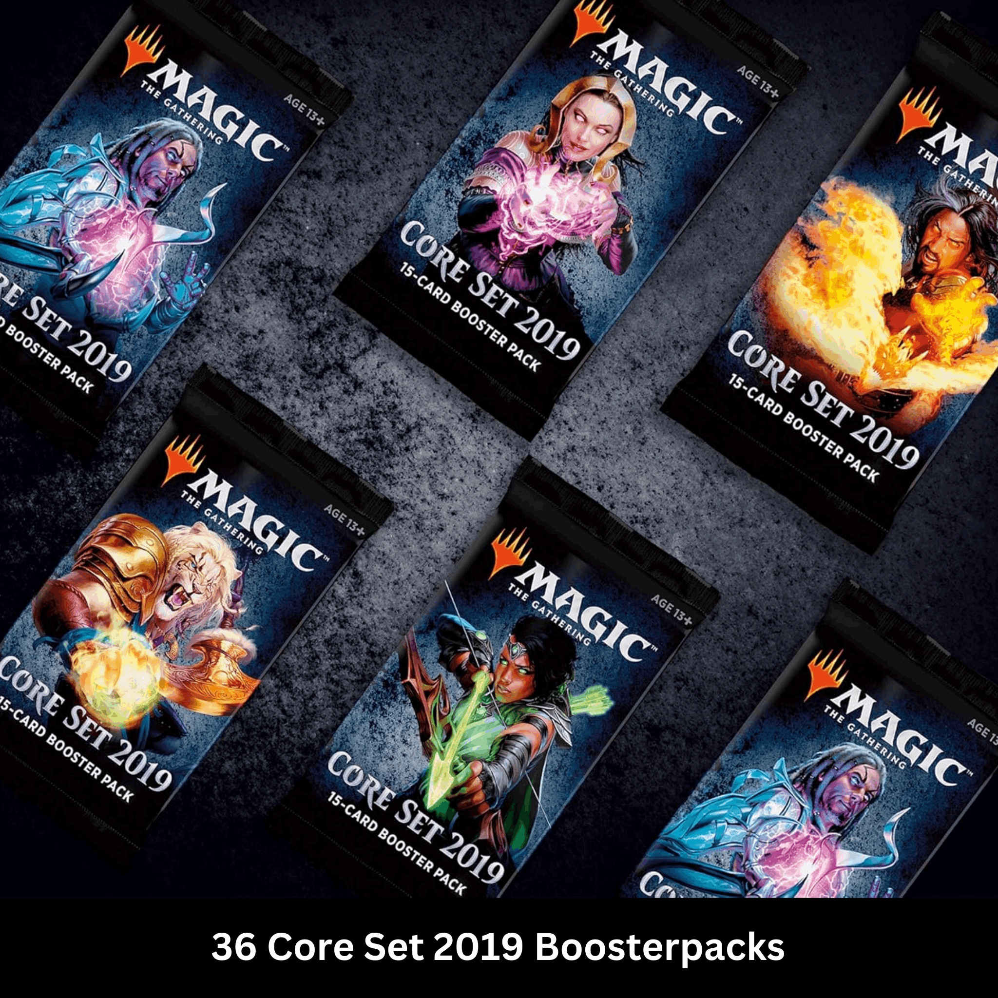 Magic: The Gathering - 2019 Core Set - EN Booster Packs Verschiedene