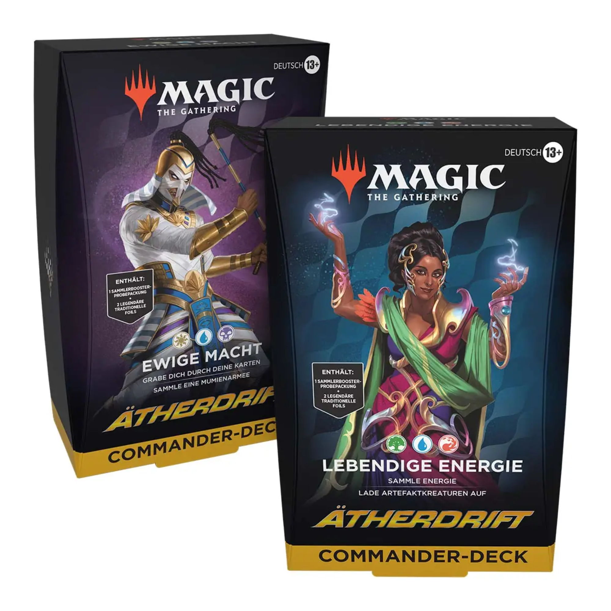 Magic: The Gathering - Aetherdrift Commander-Deck Display - EN Ewige mach, Lebendige Energie