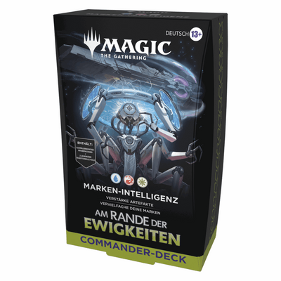 Magic: The Gathering - Am Rande der Ewigkeiten Marken-Intelligenz  Commander Deck - DE Seitlich