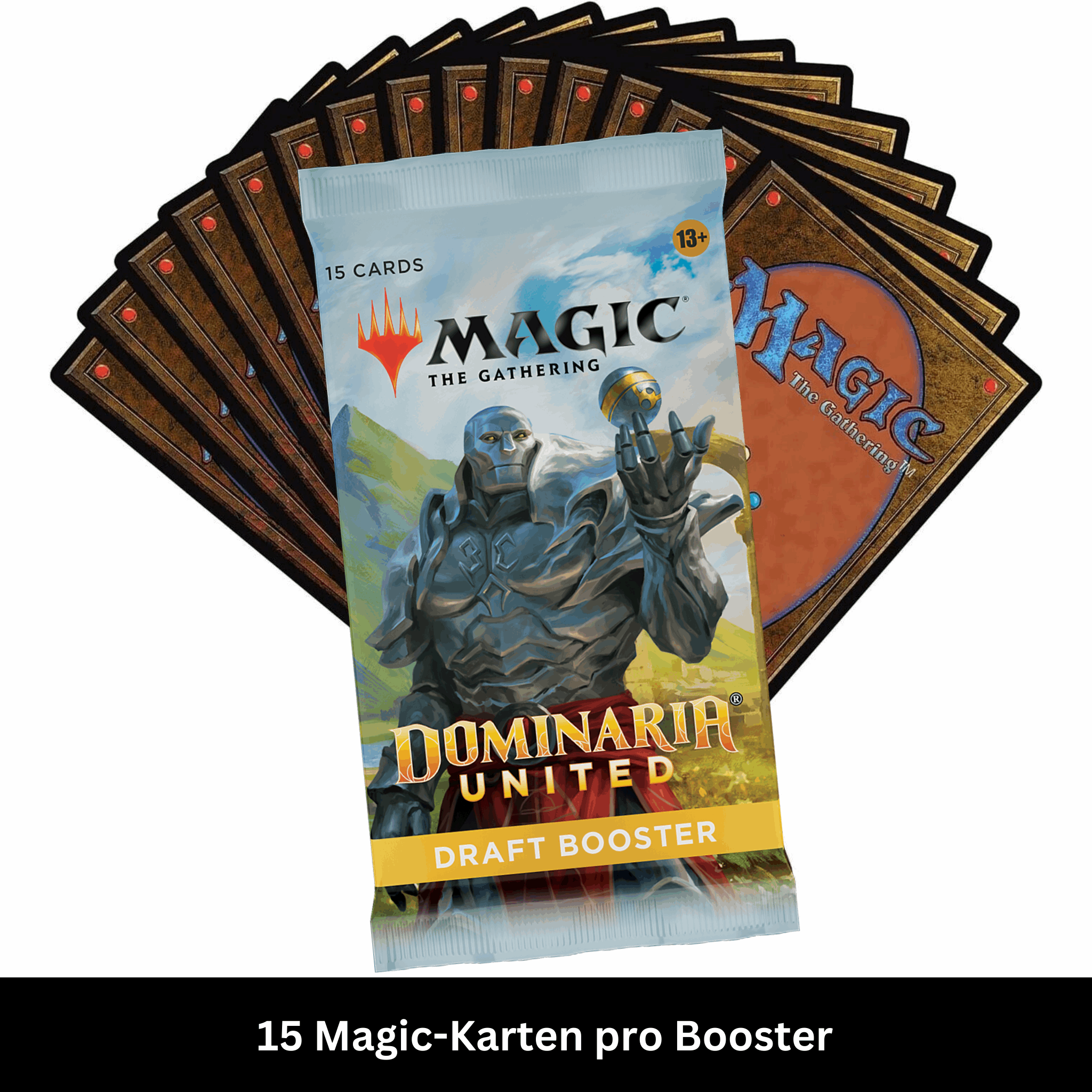 Magic: The Gathering - Dominaria United Draft Booster Display - EN Booster mit Karten