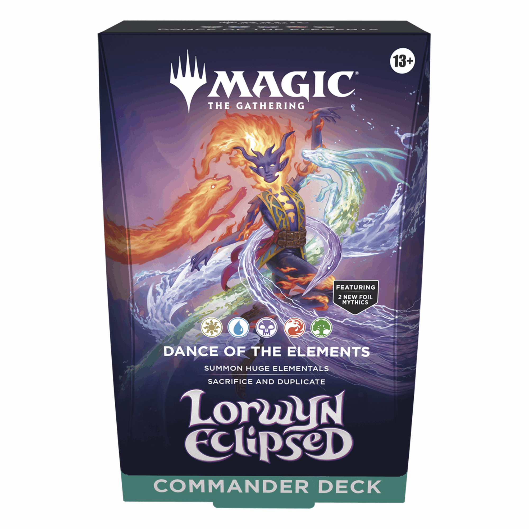 Magic: The Gathering - Lorwyn Eclipsed Commander Deck Dance of the Elements - EN Vorderseite