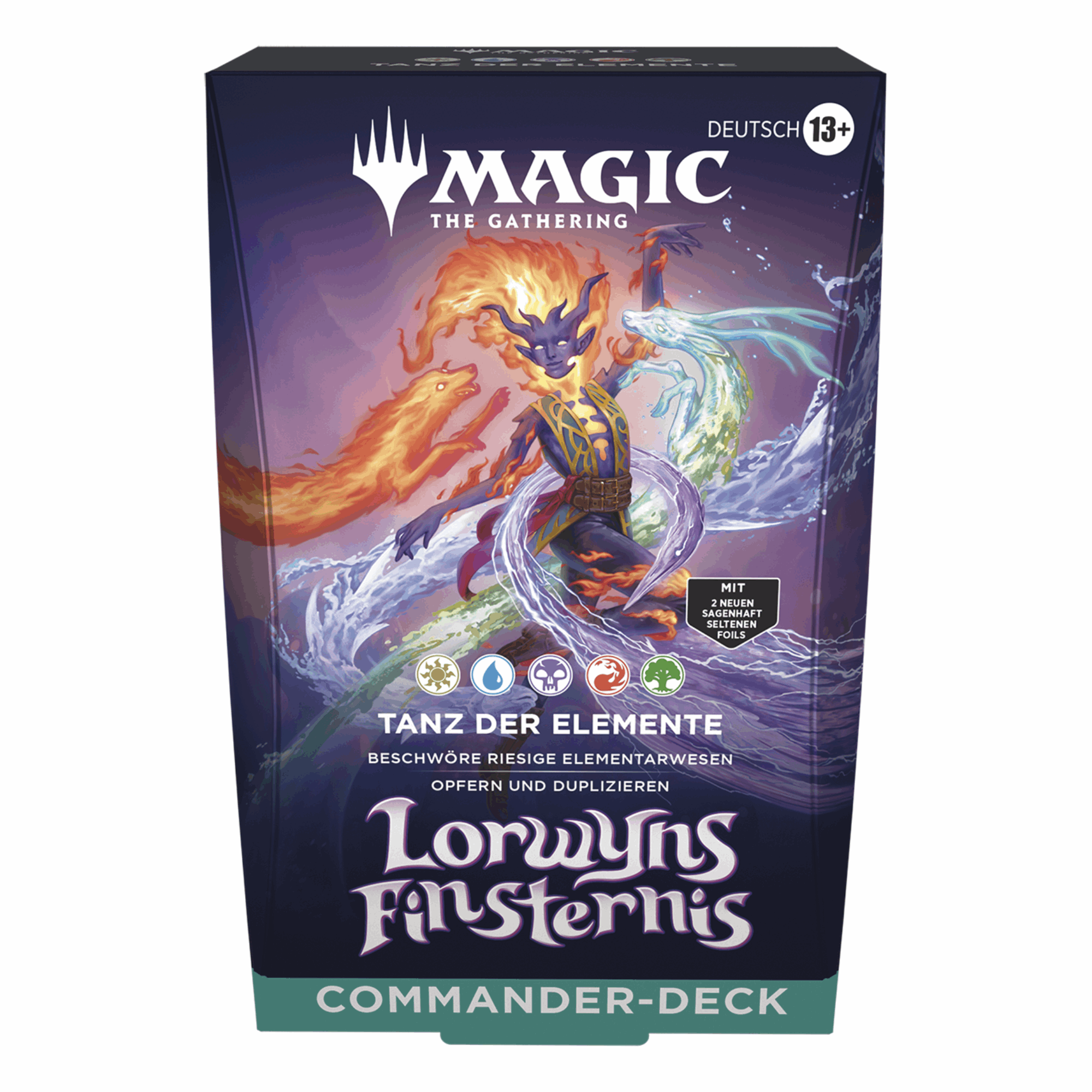 Magic: The Gathering - Lorwyns Finsternis Commander Deck Tanz der Elemente - DE Vorderseite