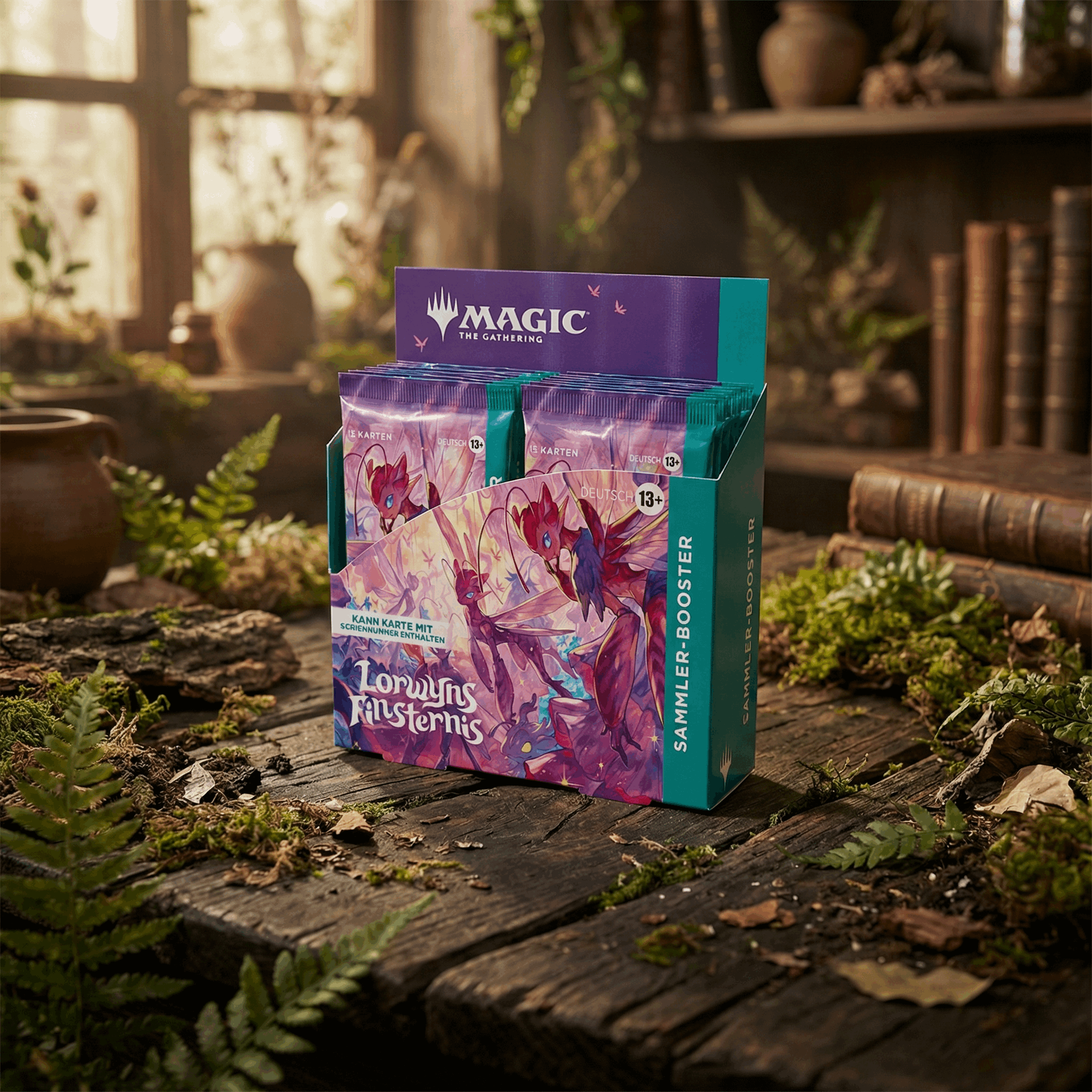 Magic: The Gathering - Lorwyns Finsternis Sammler Booster Display - DE Seitlich