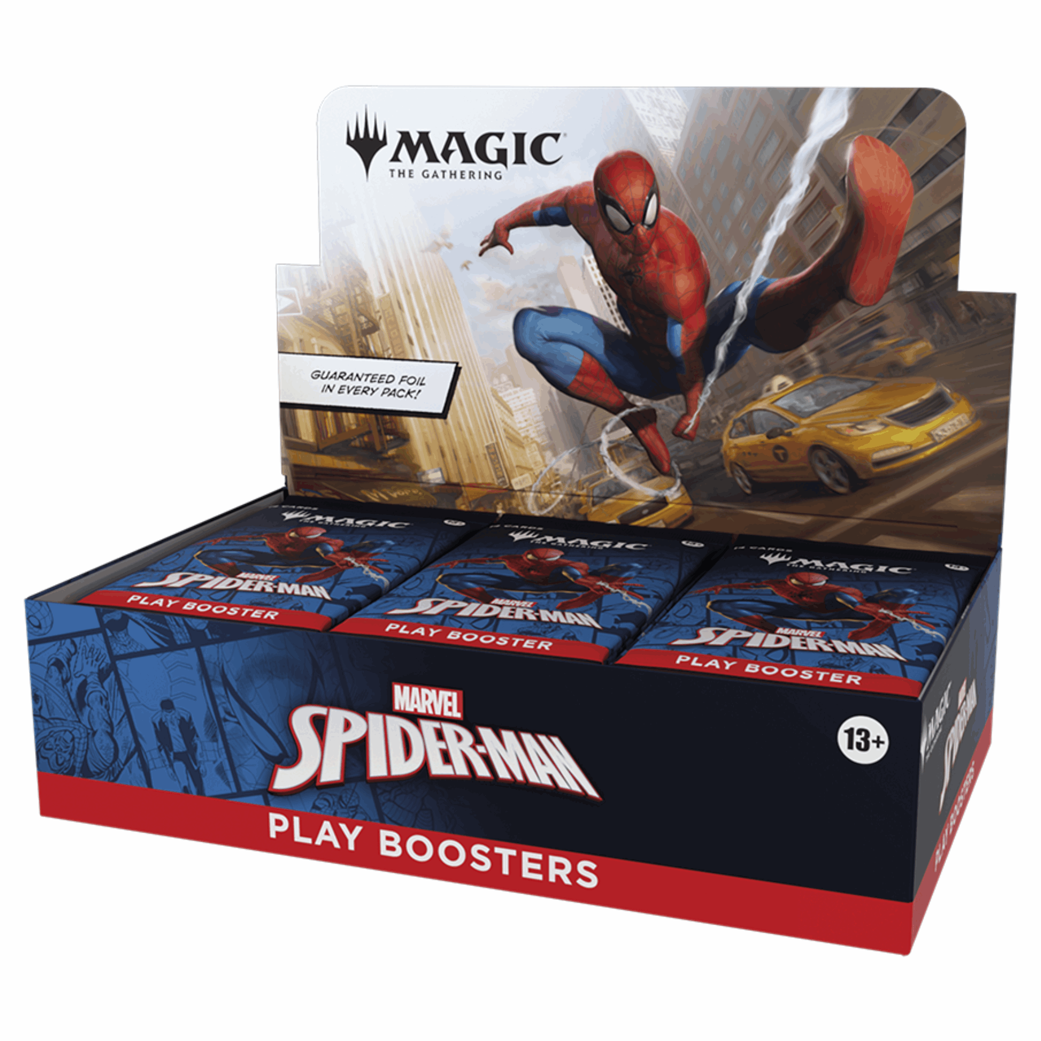 Magic: The Gathering - Marvel’s Spider-Man Play Booster Box - EN Seitlich