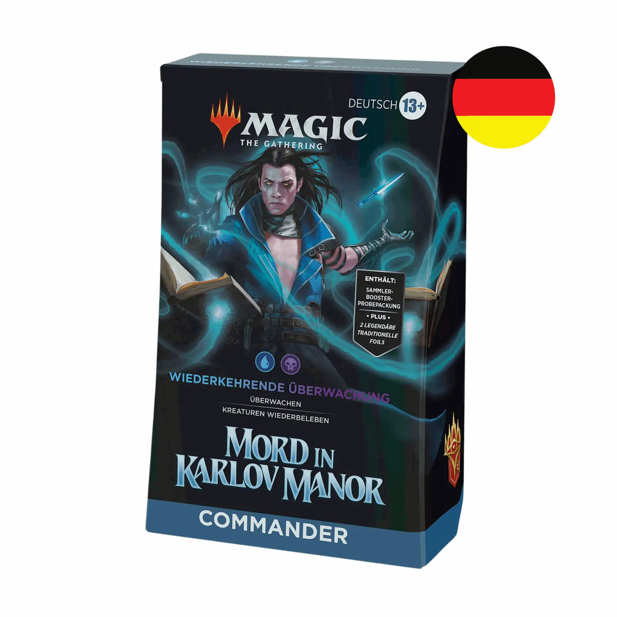 Magic: The Gathering - Mord in Karlov Manor Wiederkehrende Überwachung Commander Deck - DE