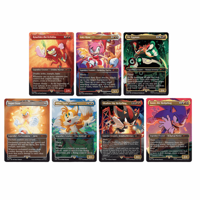 Magic: The Gathering - Secret Lair x Sonic: Friends & Foes - EN5 Karten von Sonic