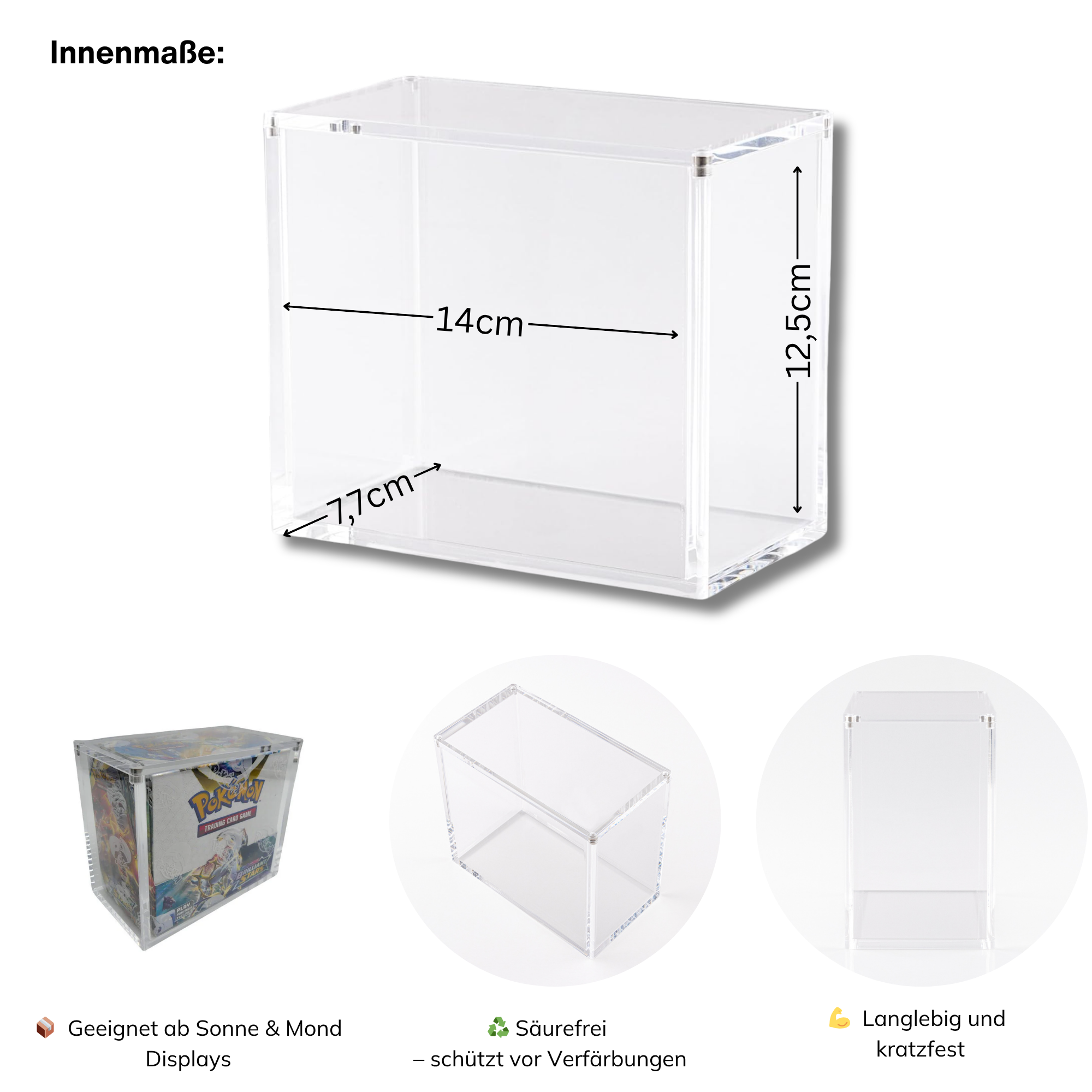 cardcosmos - Pokémon Booster Box Acrylic Case