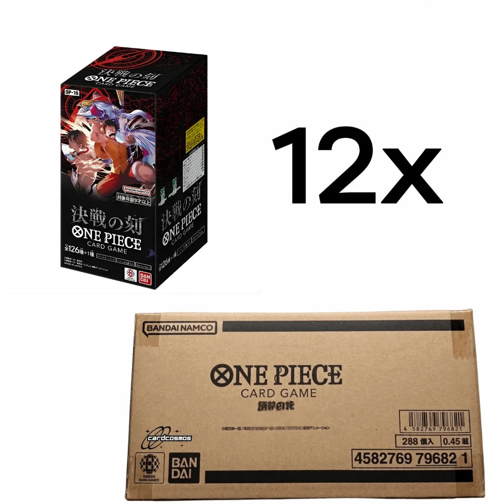 Buy One Piece OP-16 Booster Box Japanese The Time of Battle Display