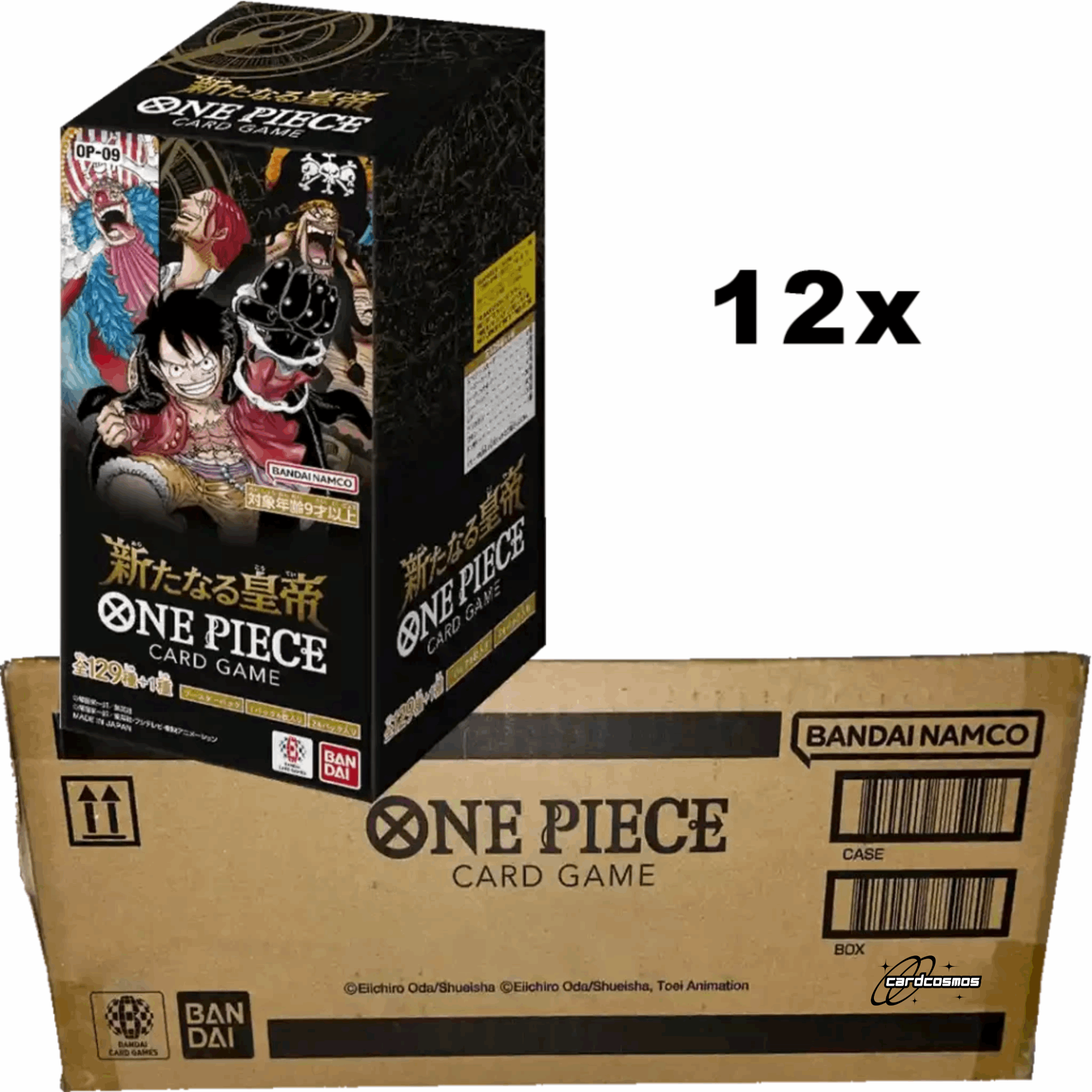 One Piece Card Game - OP09 The New Emperor Booster Display - JPN 12x Display
