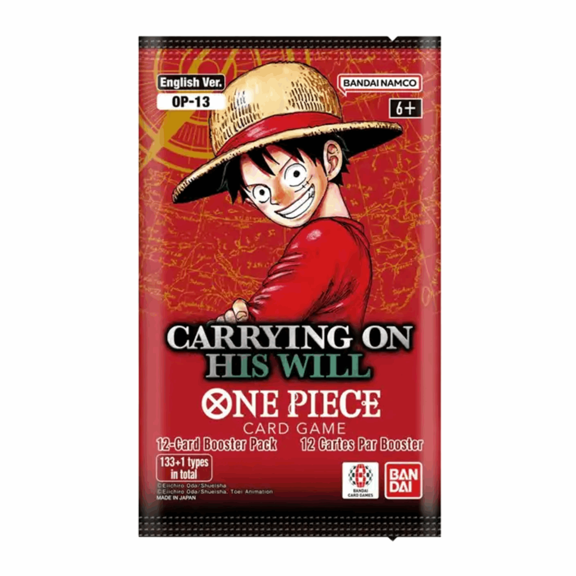 One Piece Card Game - OP13 Carrying On His Will Booster Display - EN Booster Pack