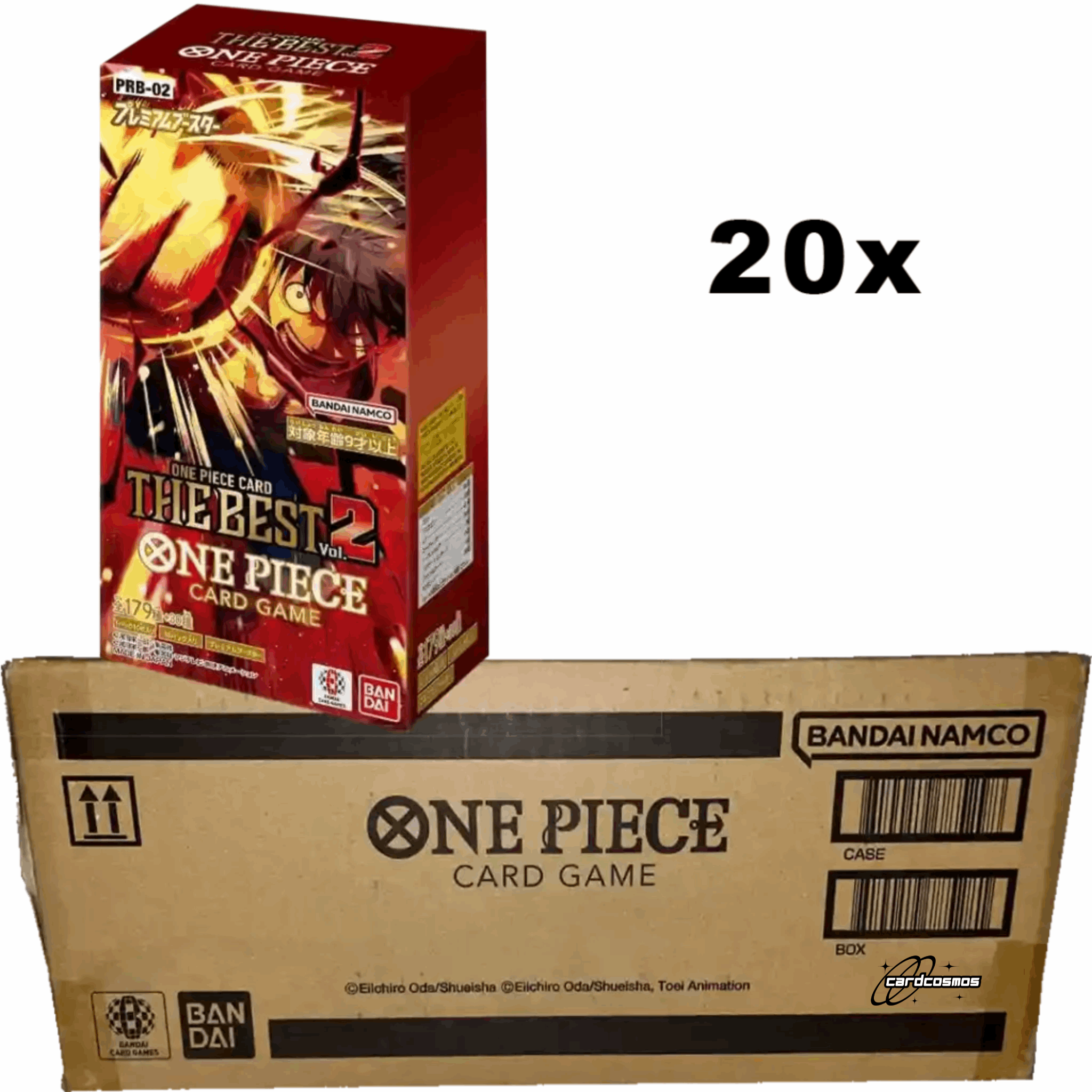 One Piece Card Game - The Best Vol.2 Booster Display PRB-02 - JPN20x Booster Display