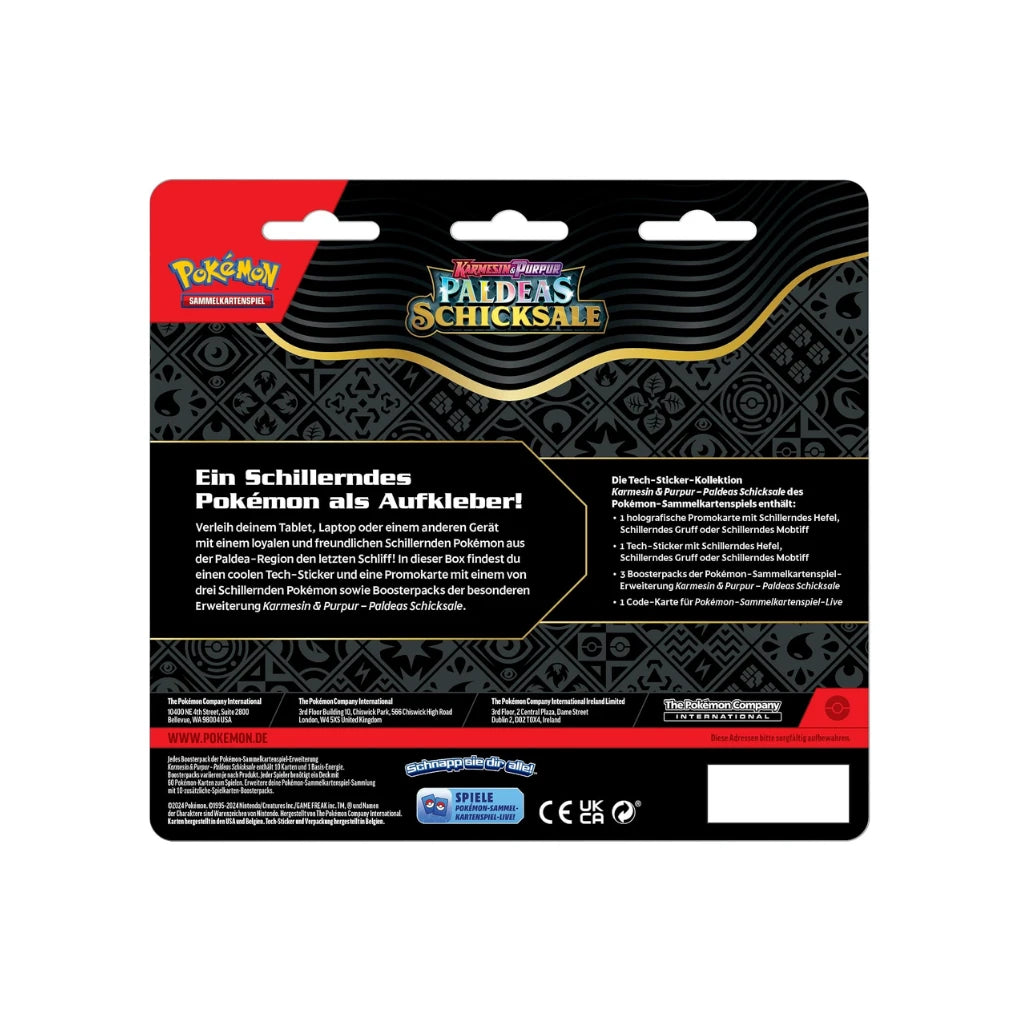 Pokémon - Paldeas Schicksale Tech-Sticker-Kollektion Gruff - DE
