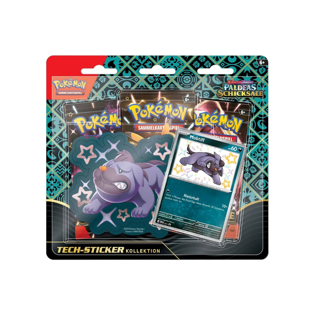 Pokémon - Paldeas Schicksale Tech-Sticker-Kollektion Mobtiff - DE