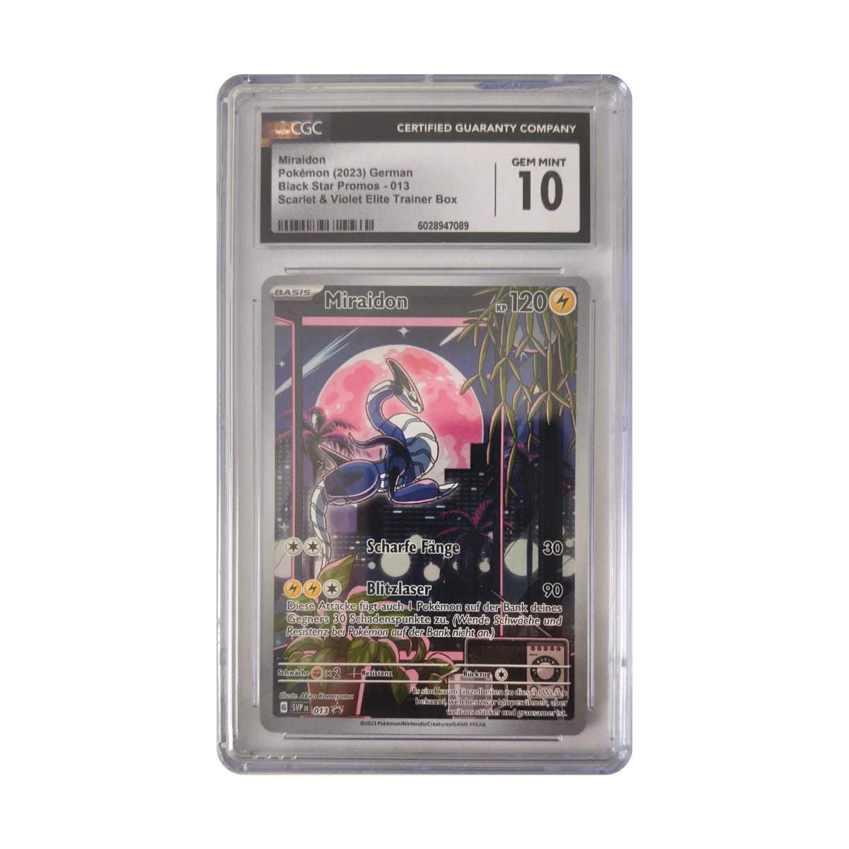 Pokémon - Miraidon #013 (Scarlet & Violet Promo) – CGC 10 Gem Mint