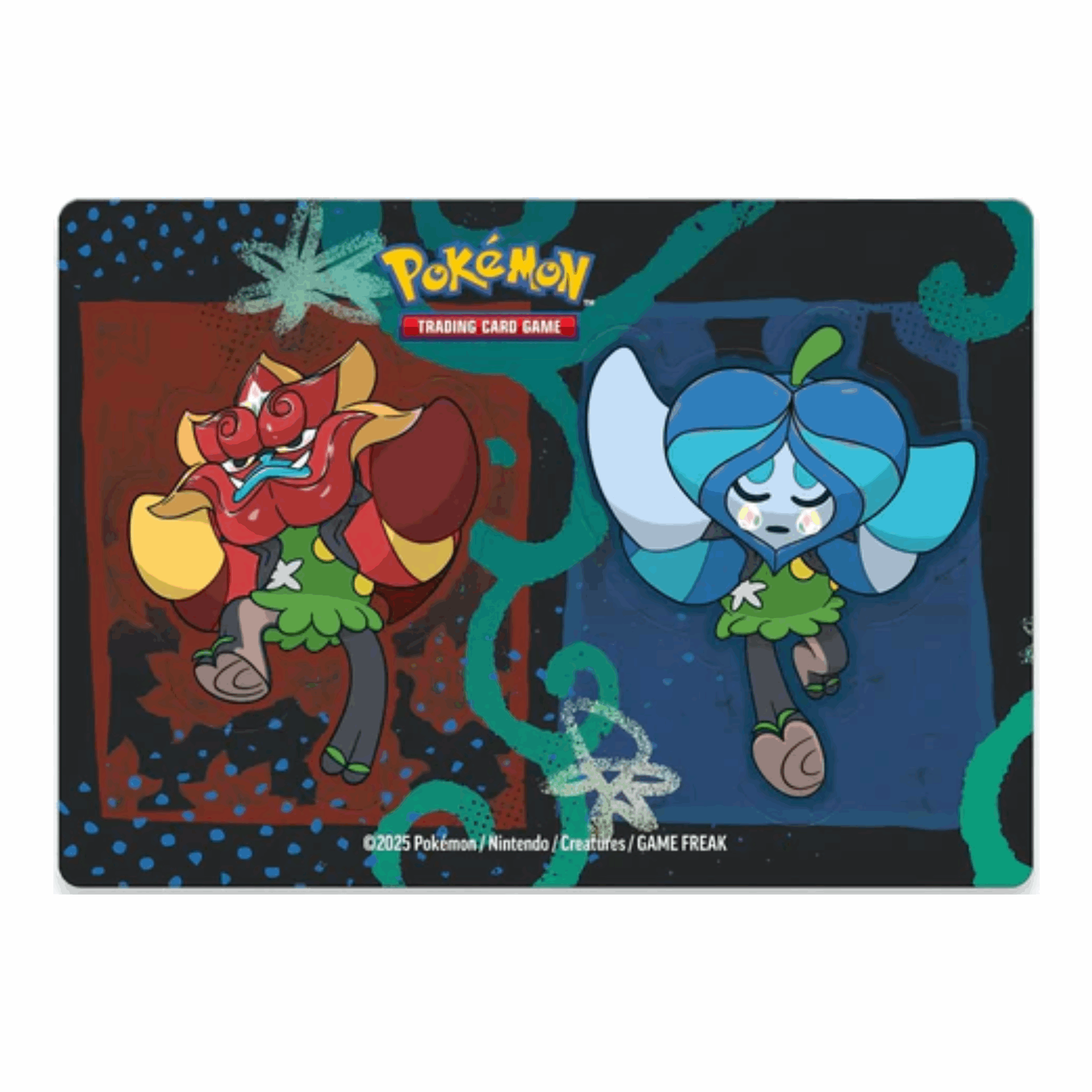 Pokémon - 2025 Stacking Tin Ogerpon - DE Aufkleber Bogen 1