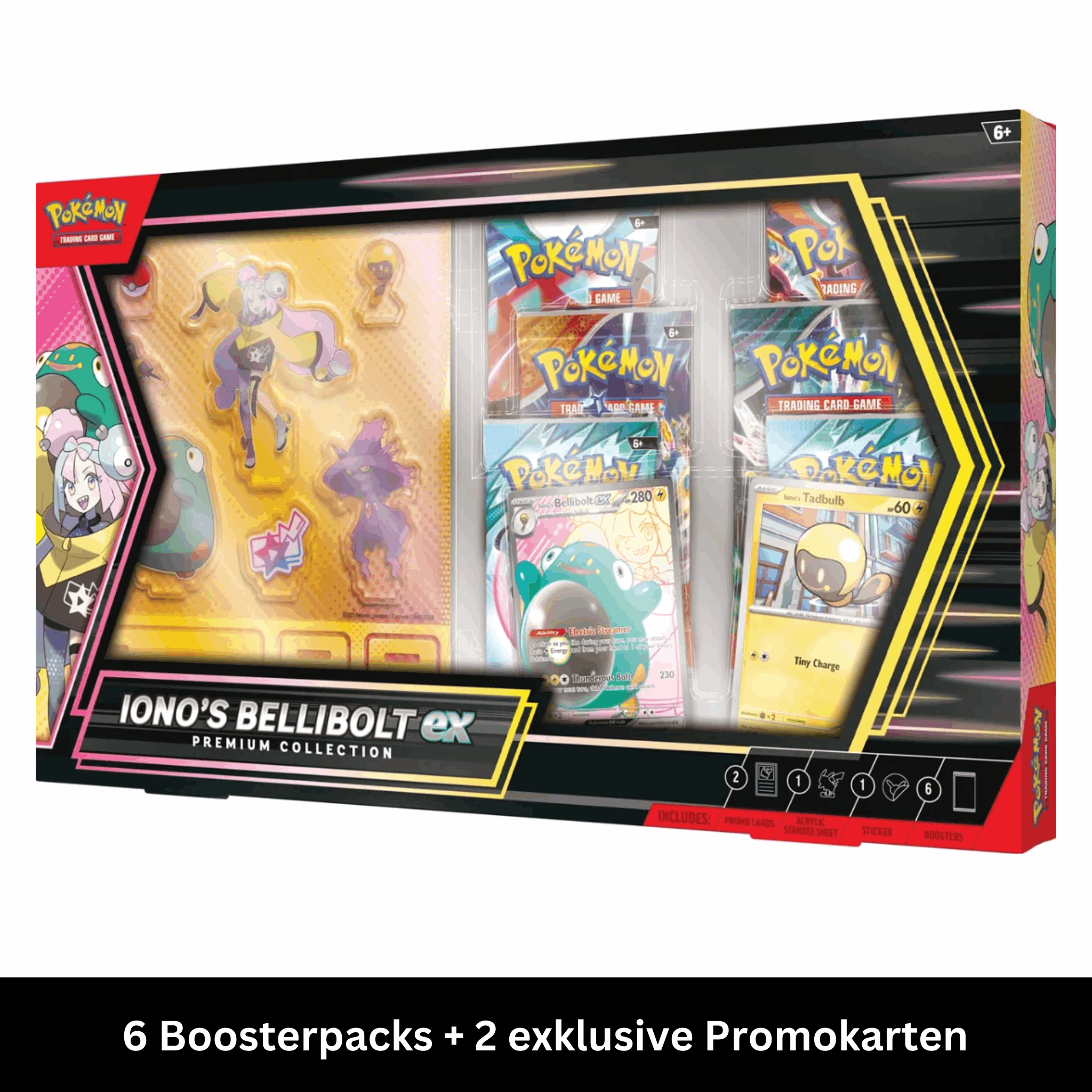 Pokémon - Iono's Bellibolt ex Premium-Collection - EN Seitlich