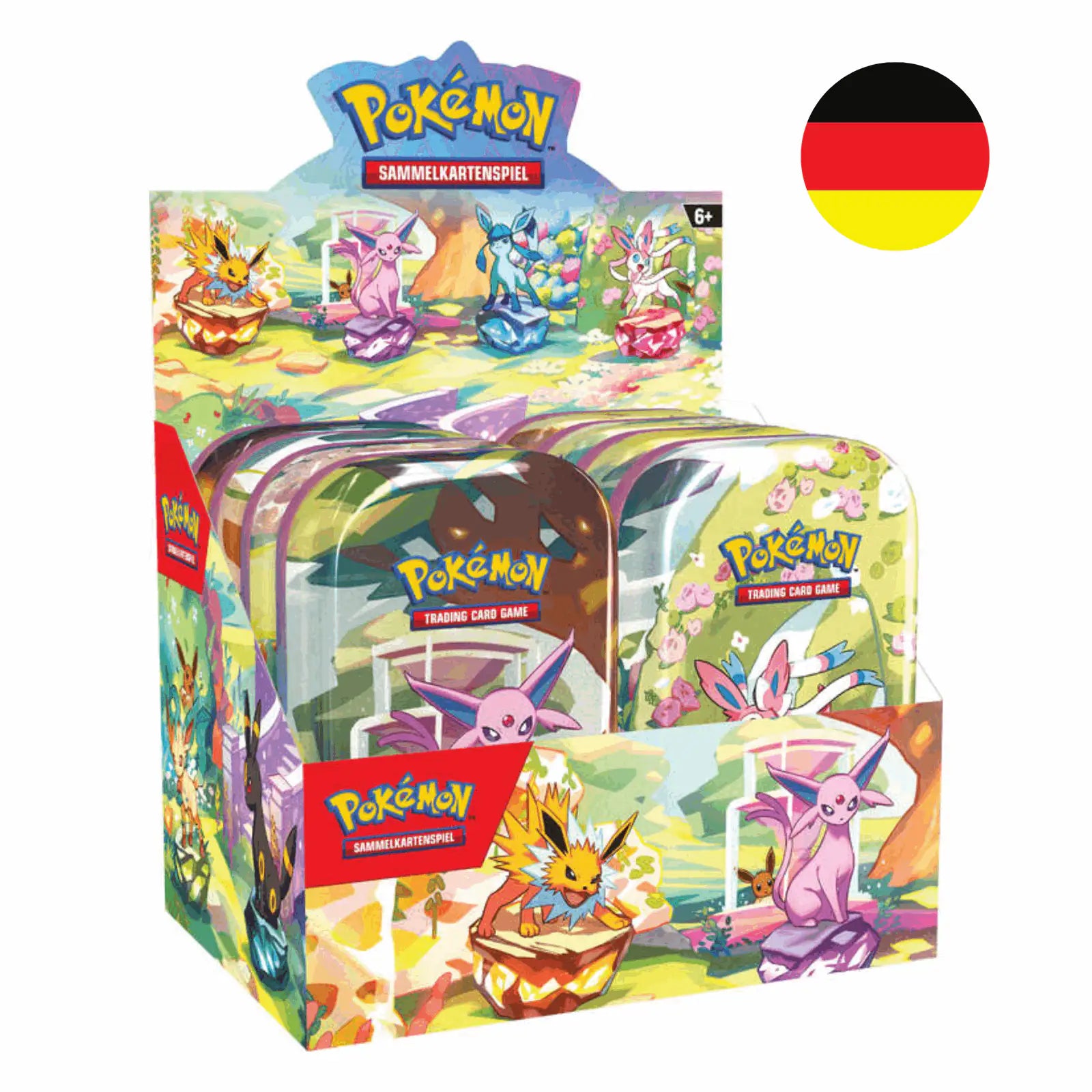 Pokémon - Karmesin & Purpur - Prismatische Entwicklungen Mini-Tin Display - DE