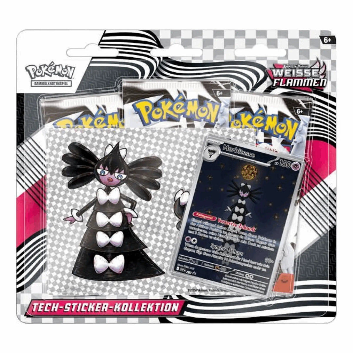 Pokémon - Karmesin & Purpur - Weiße Flammen Tech-Sticker Kollektion - DE