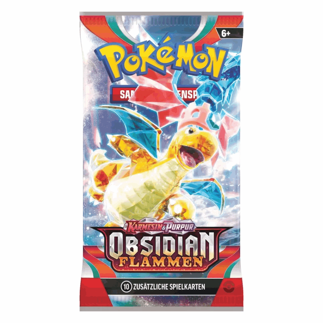 Pokémon - Karmesin & Purpur Obsidian Flammen Booster Pack - DE