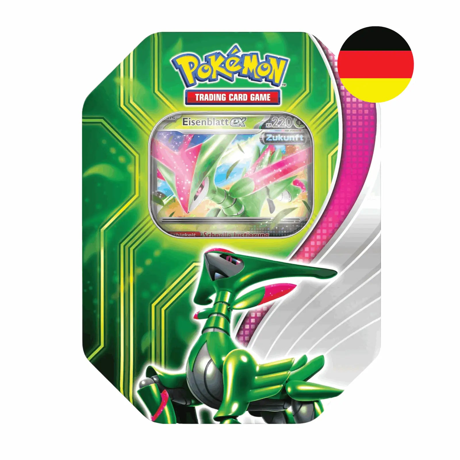 Pokémon - Paradox Clash Eisenblatt ex Tin Box - DE