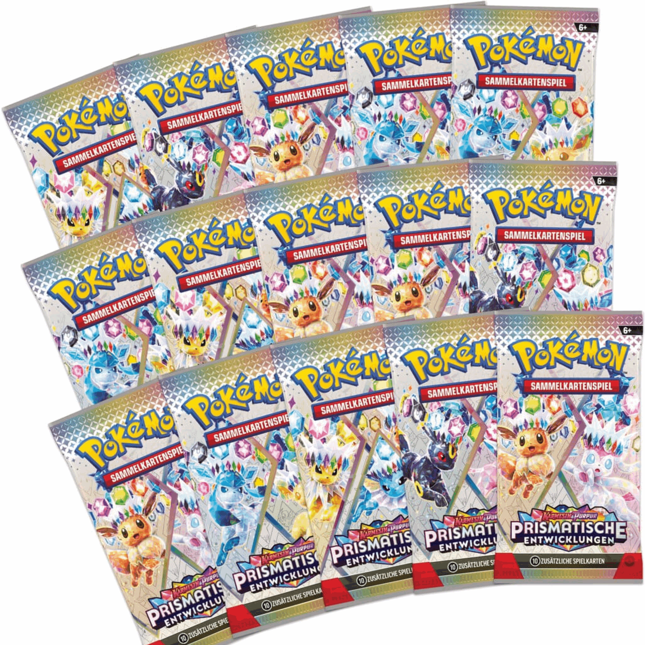 Pokémon - Prismatische Entwicklungen Super Premium Kollektion - DE Booster Packs