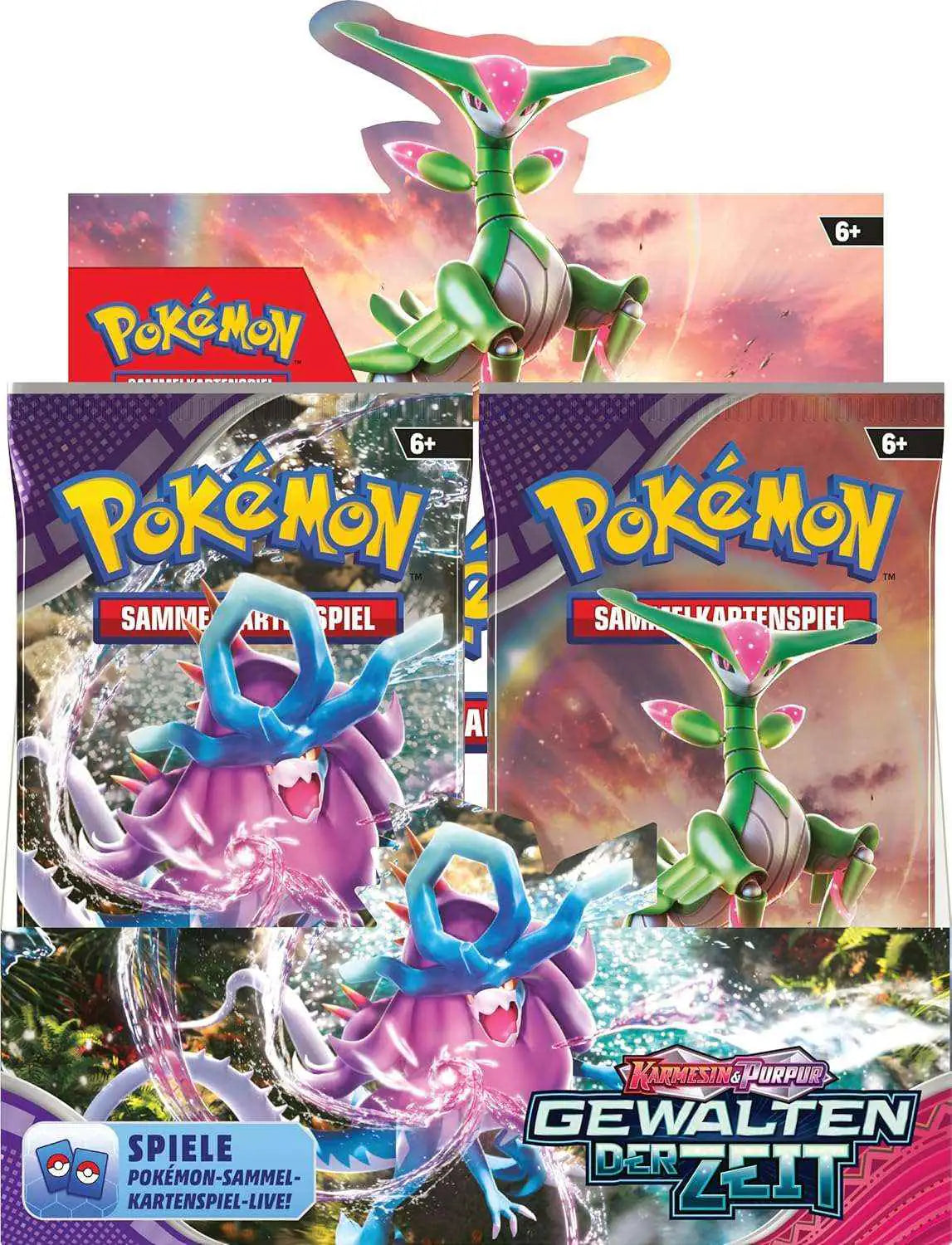 Pokémon - Scarlet & Violet: Gewalten der Zeit Booster Display - DE