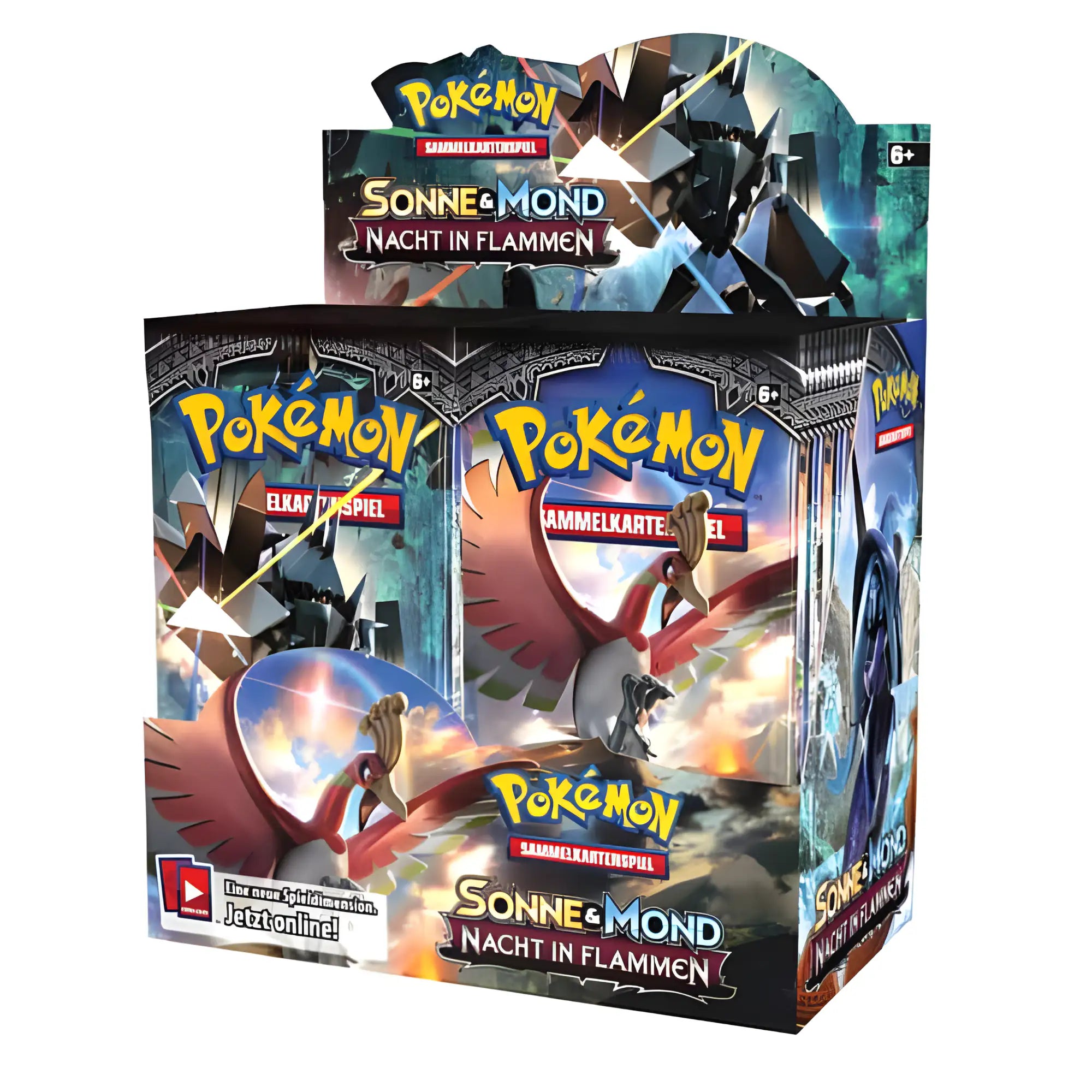 Pokémon - Sonne & Mond: Nacht in Flammen Booster Display - DE